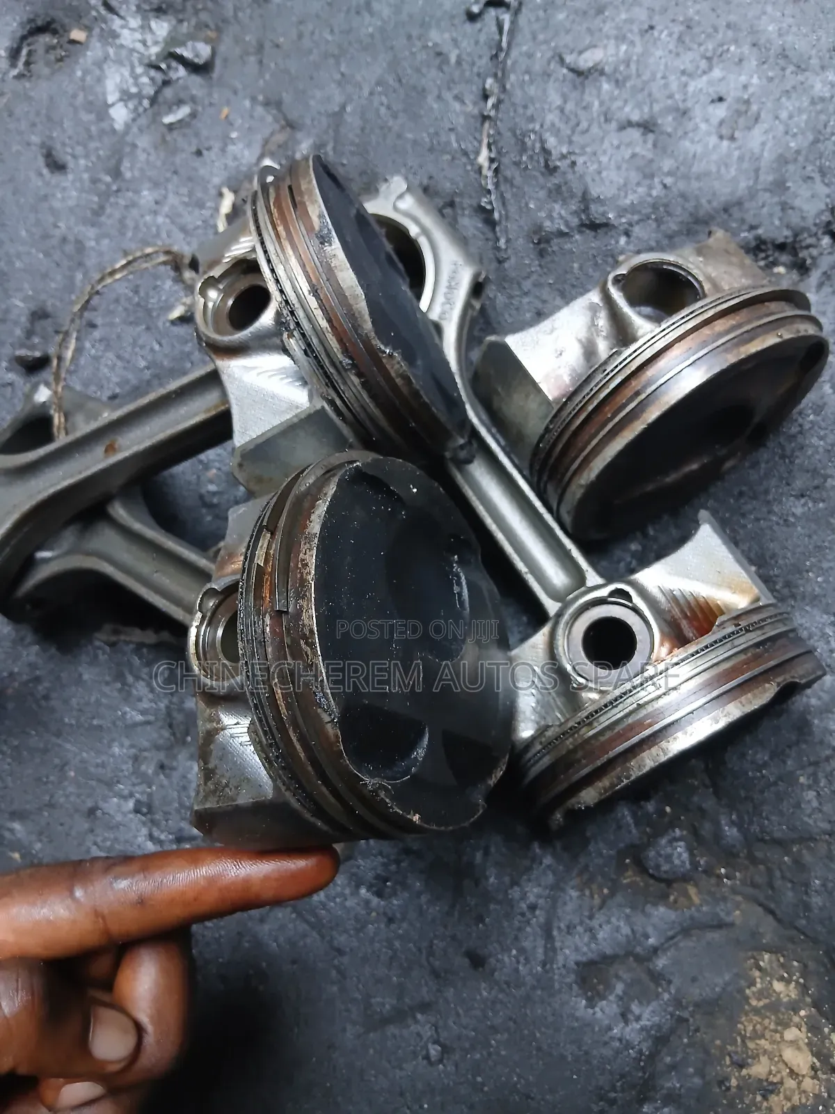 Piston and Rings With Connecting Rods for Ford Escape 2.0