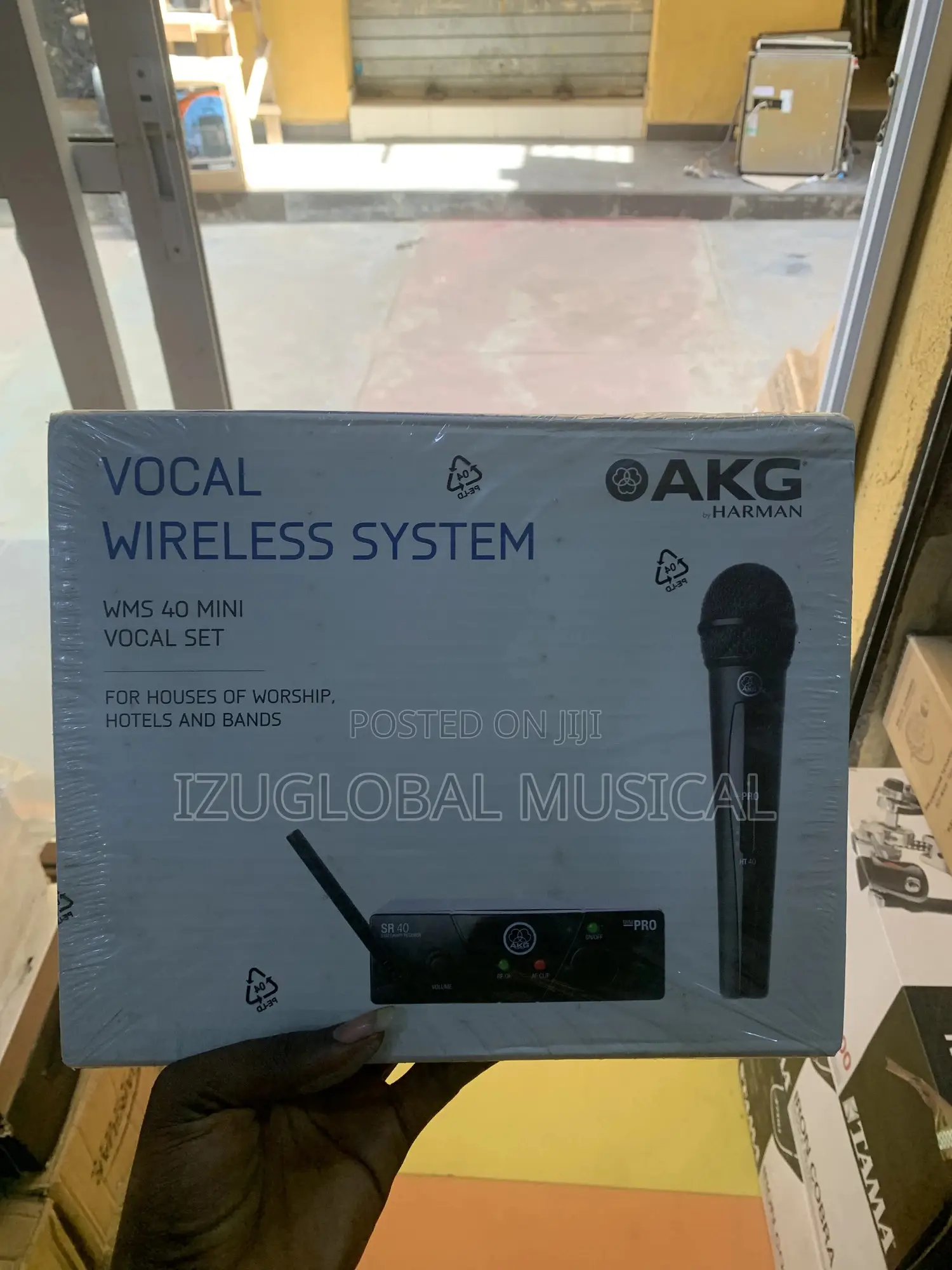 Akg Single Vocal Setwms40mini Wireless Microphone