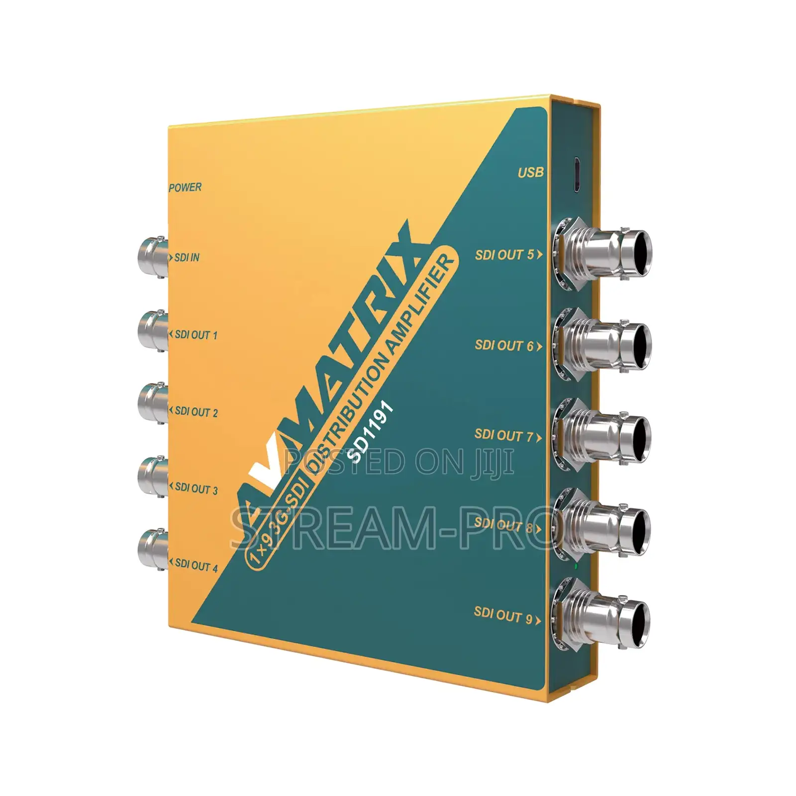 Avmatrix 1x9 3g-Sdi Reclocking Distribution Amplifier