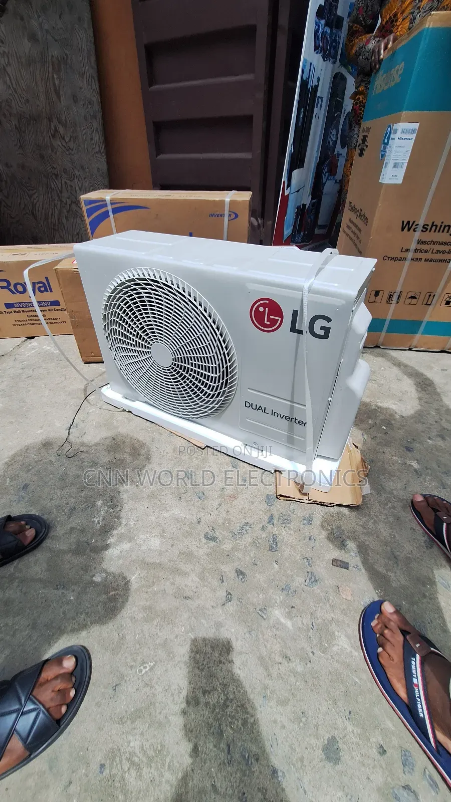 New Lg 1.5hp Dual Inverter Split Ac (R410a) Copper Super Cooling