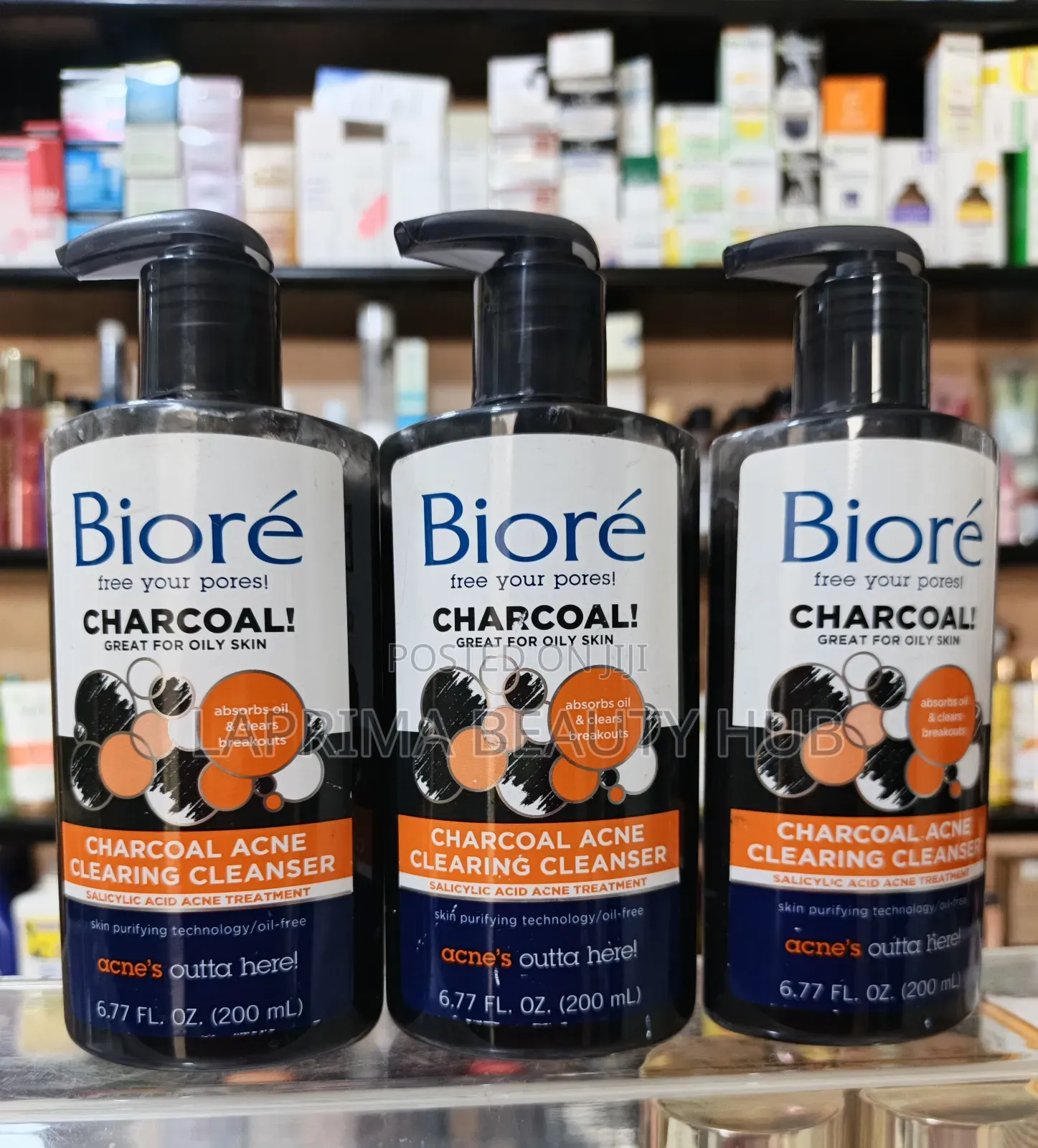 Biore Charcoal Acne Clearing Cleanser