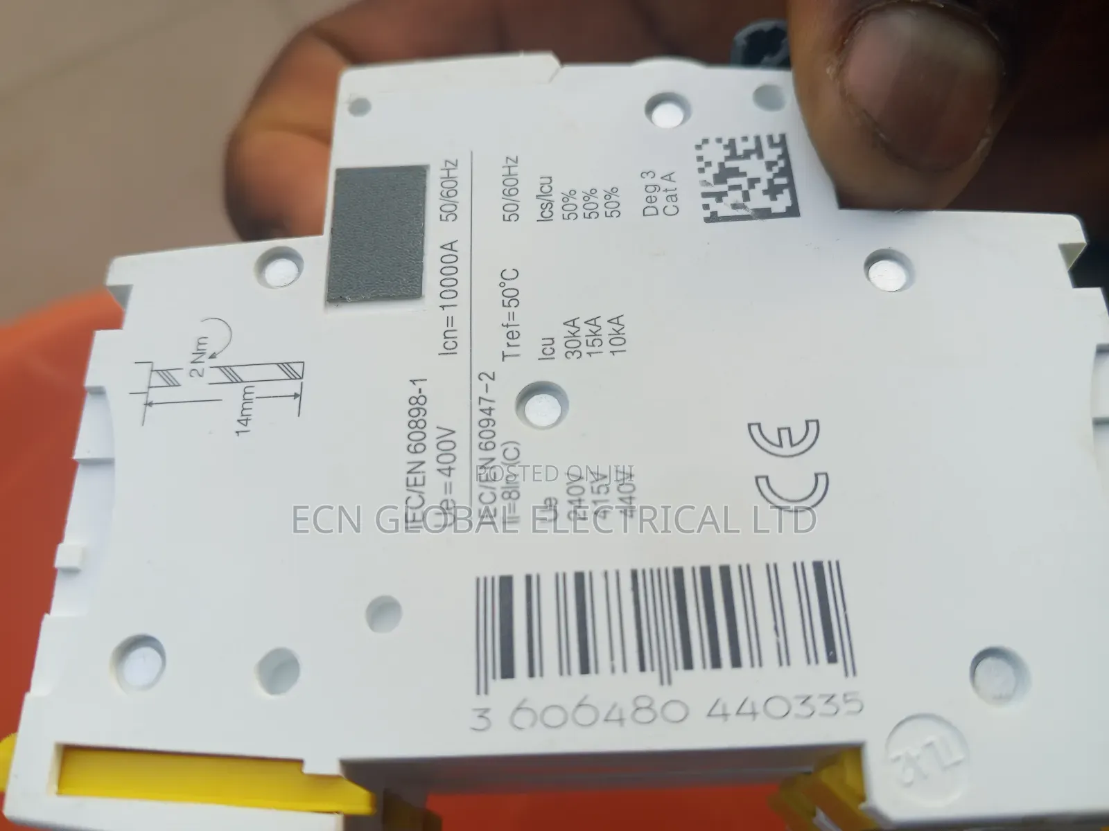 Schneider Electric Acti9 Ic60n 2p 10a Dc Miniature Circuit Breaker