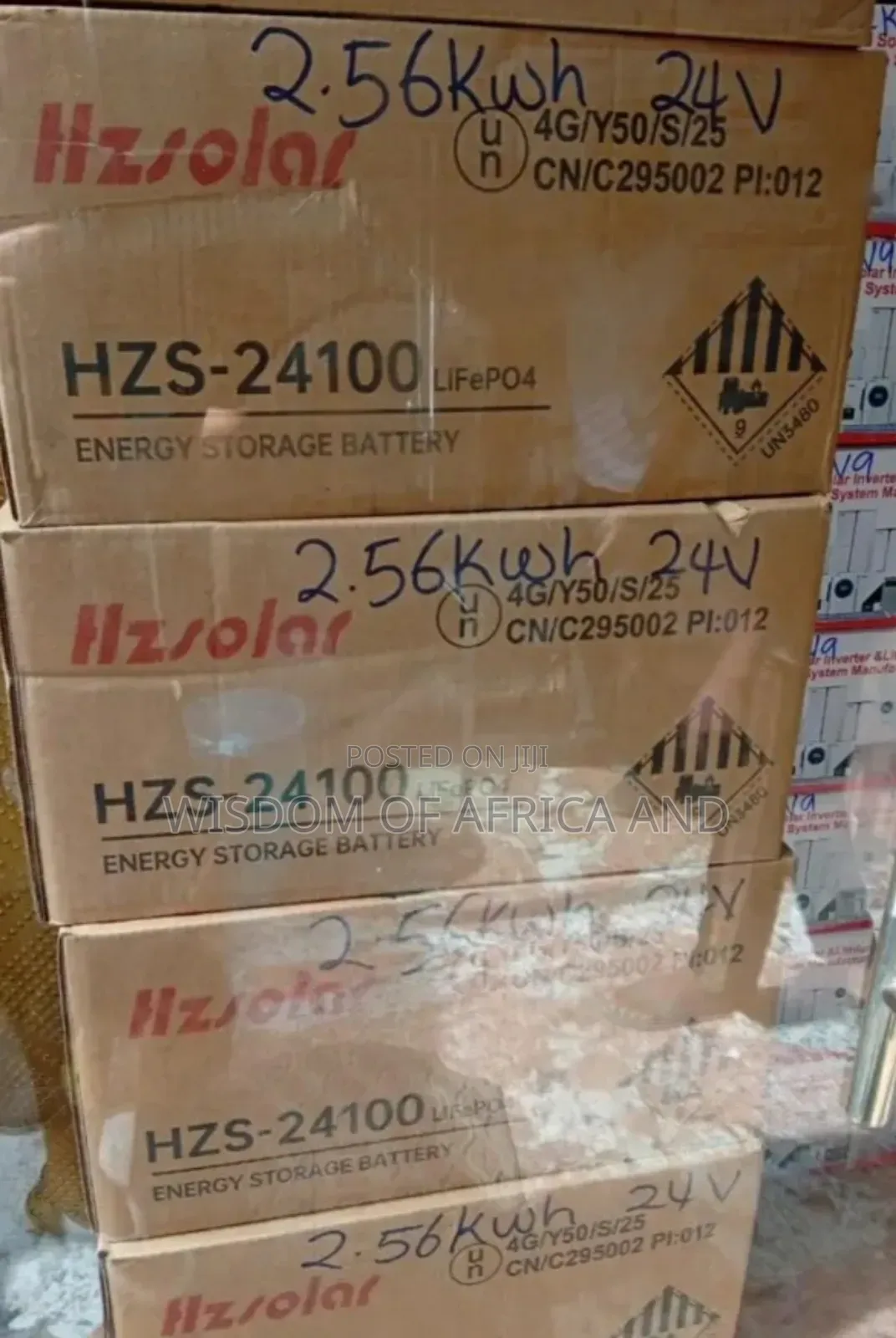 H Z Solar 2.5kwh 24v Battery