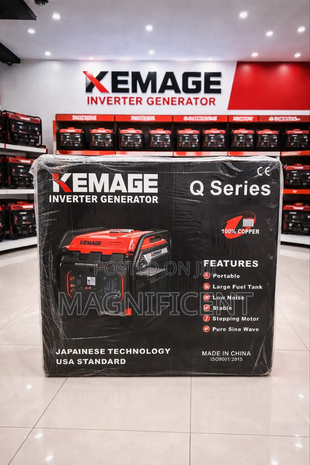 Original Kemage 7.5kva Inverter Generator Km7500i– Silent Reliable K