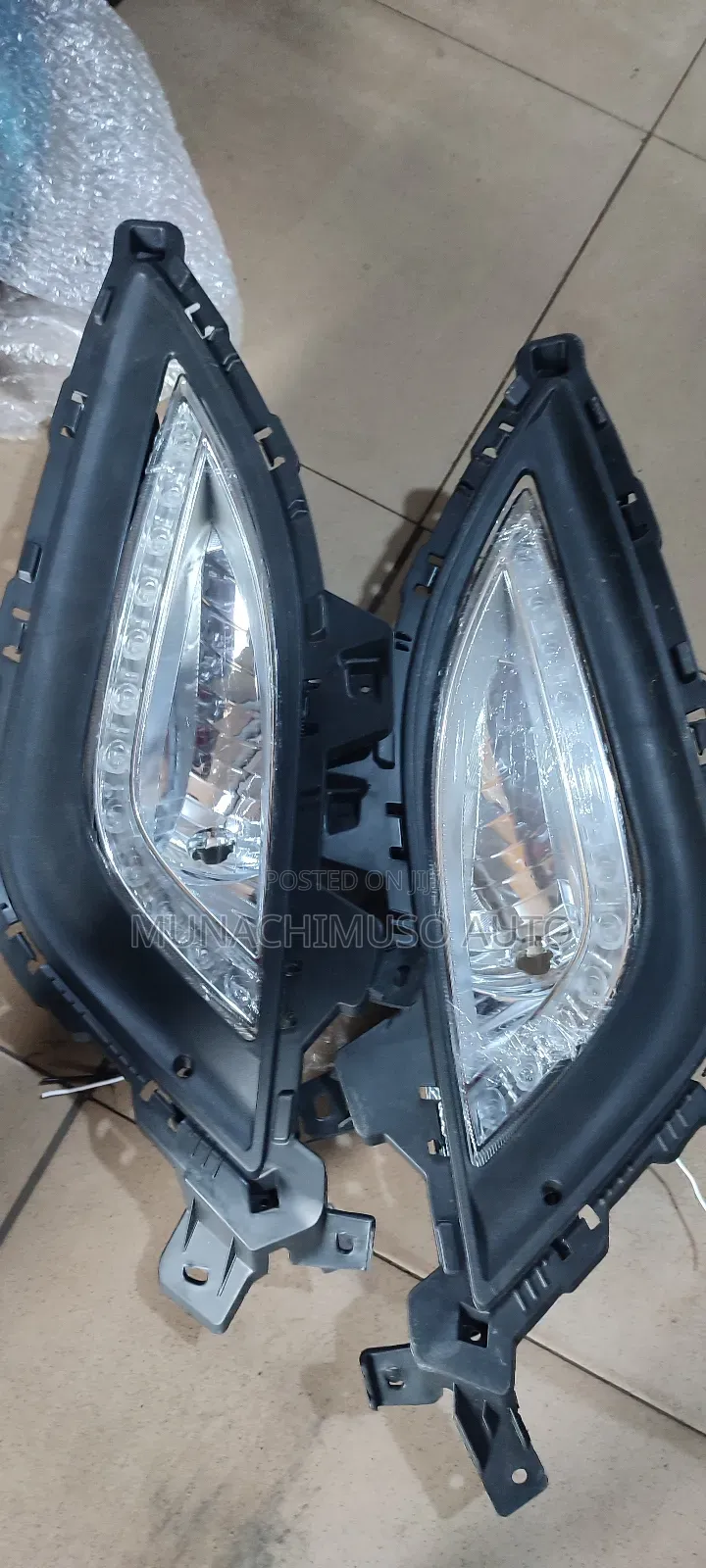 Set Led Fog Lamp Elantra 2015 Model