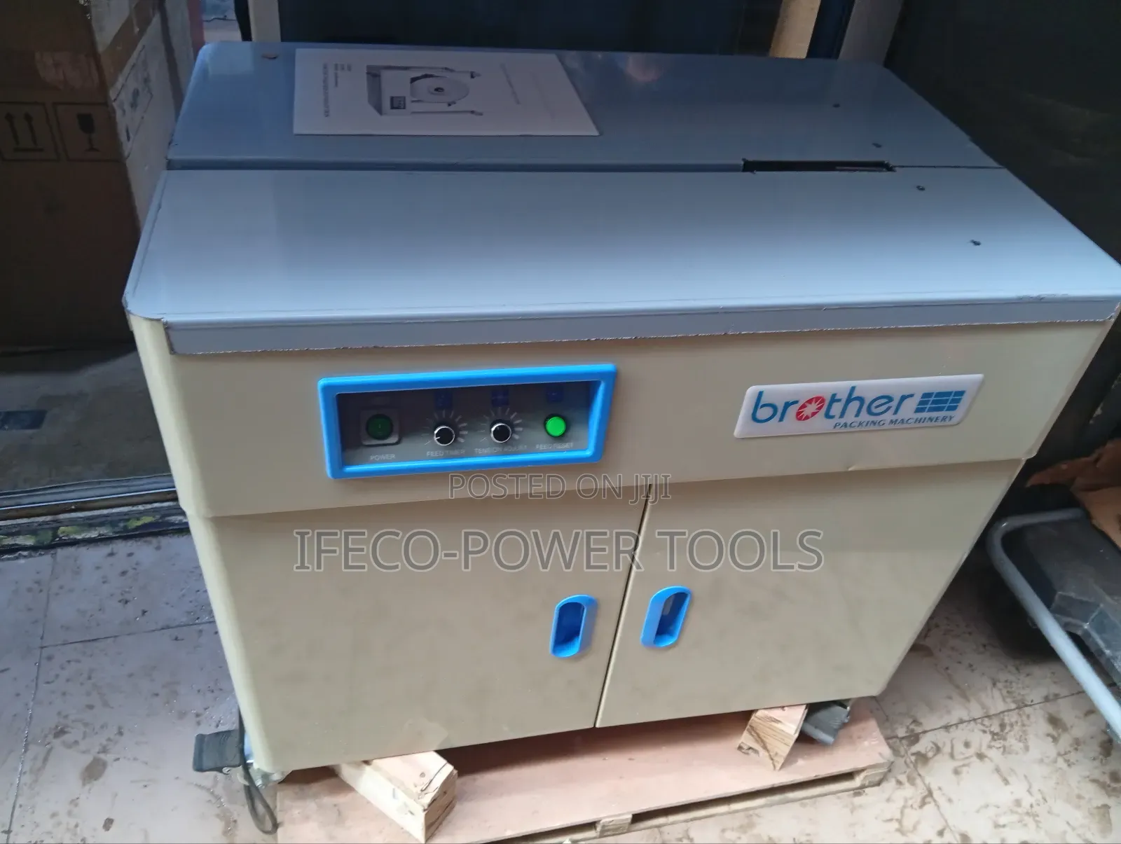 Brother Sm10h Semi-Automatic Strapping Machine.