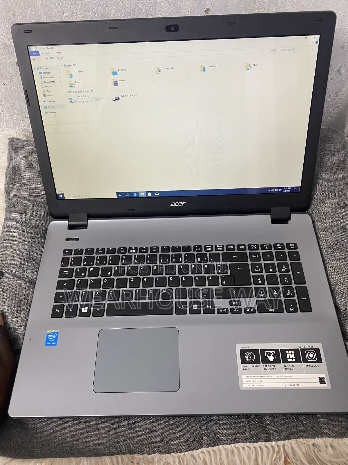 Laptop Acer Aspire E5-731 4GB Intel Pentium HDD 1T