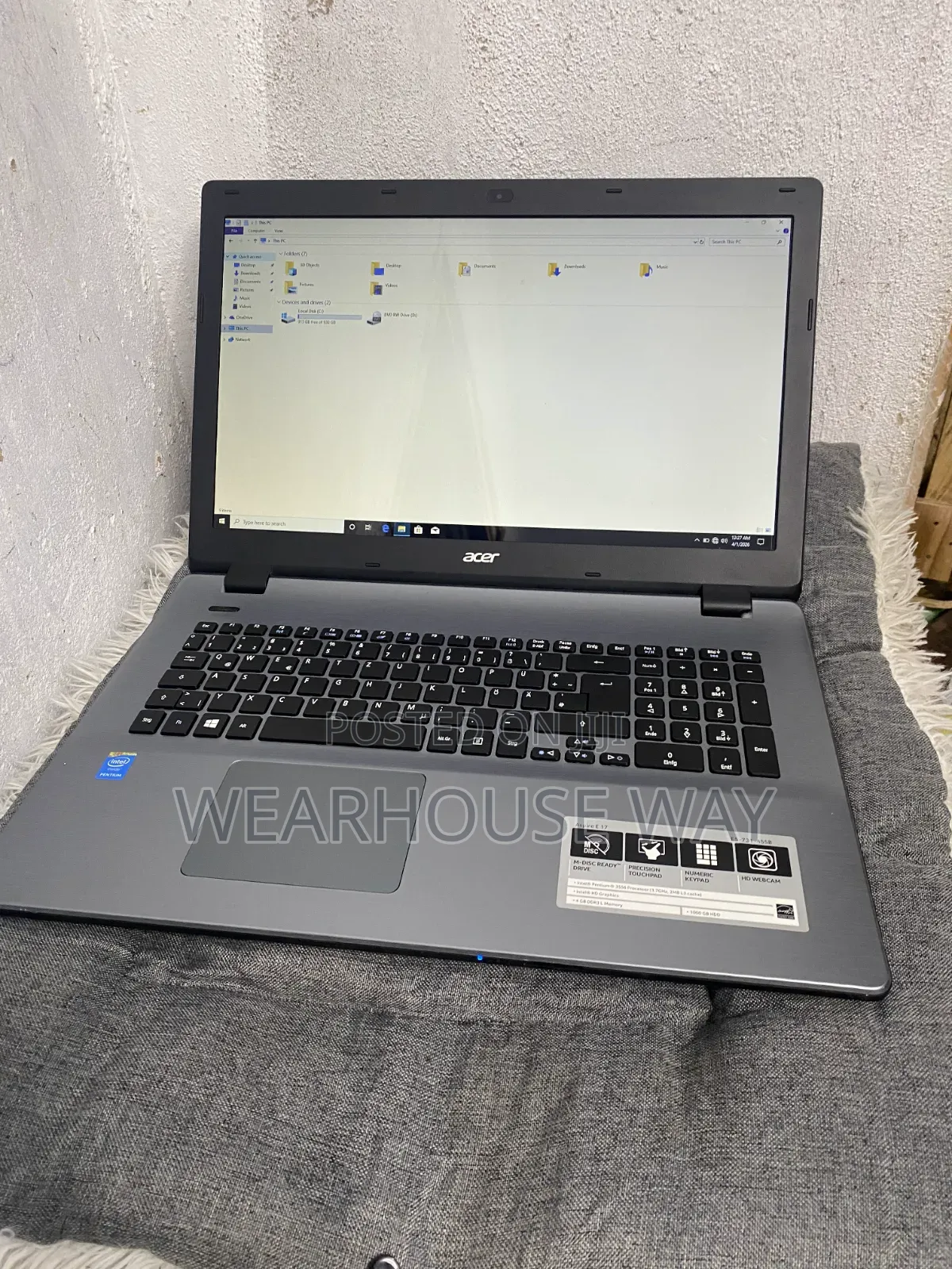 Laptop Acer Aspire E5-731 4GB Intel Pentium HDD 1T