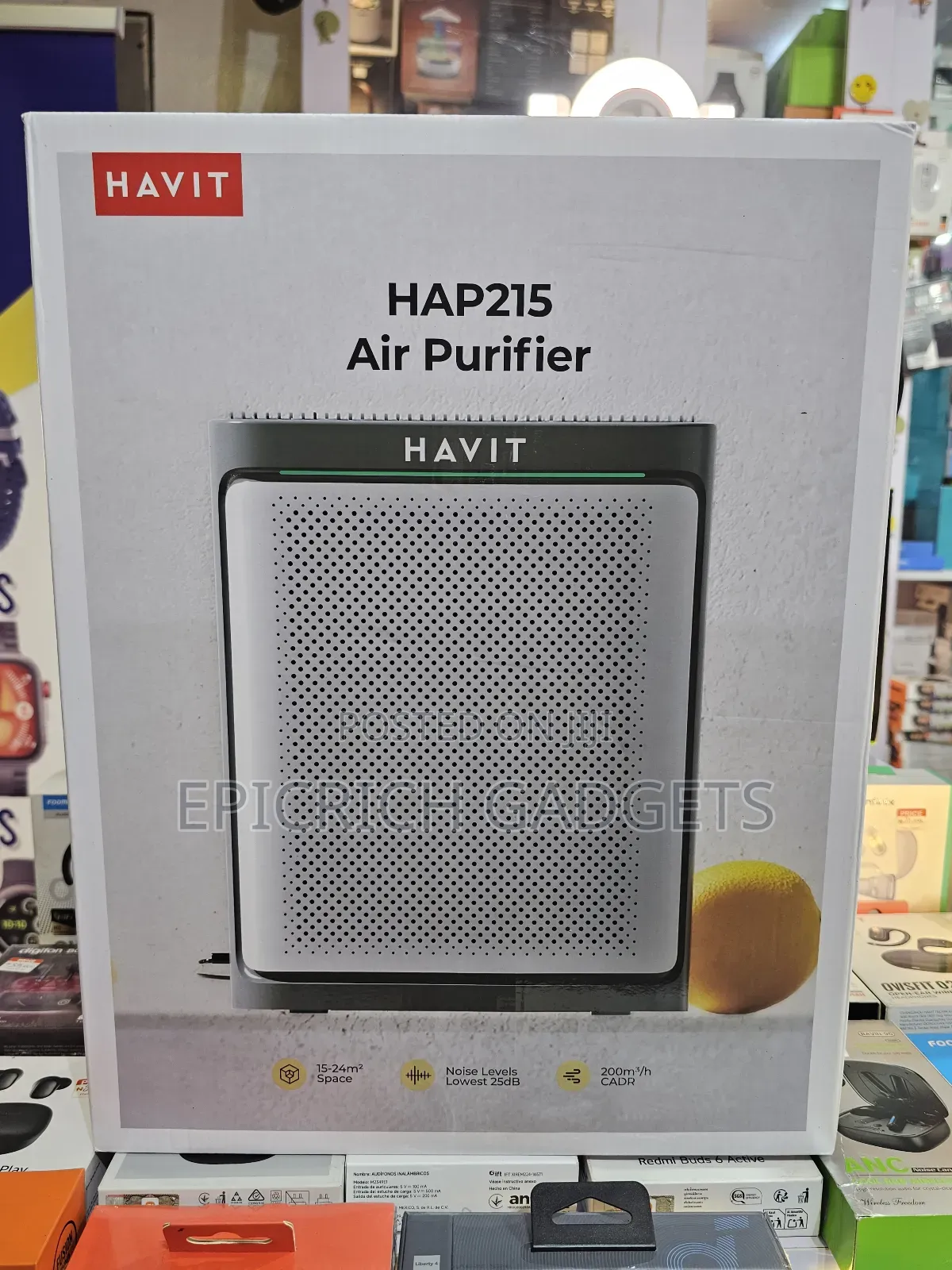 Havit Hap215 Air Purifier Dehumidifier Hepa Filter
