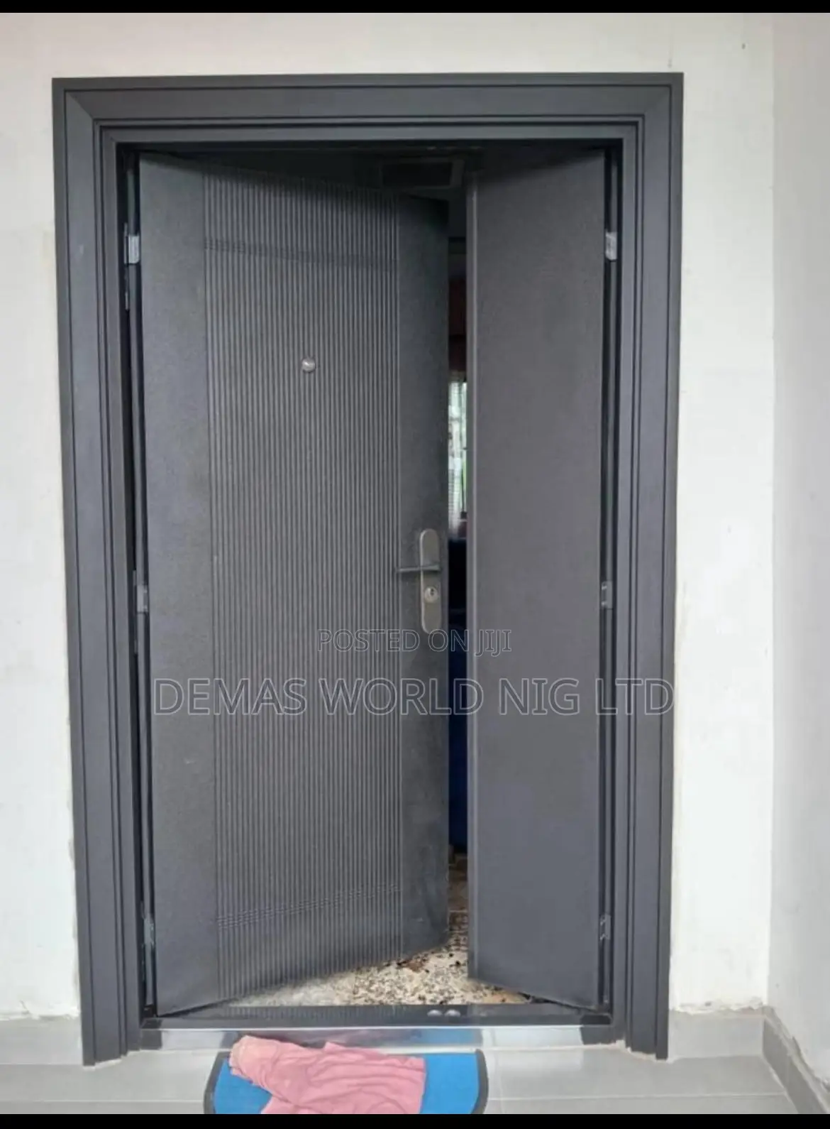 Black German Steel Door