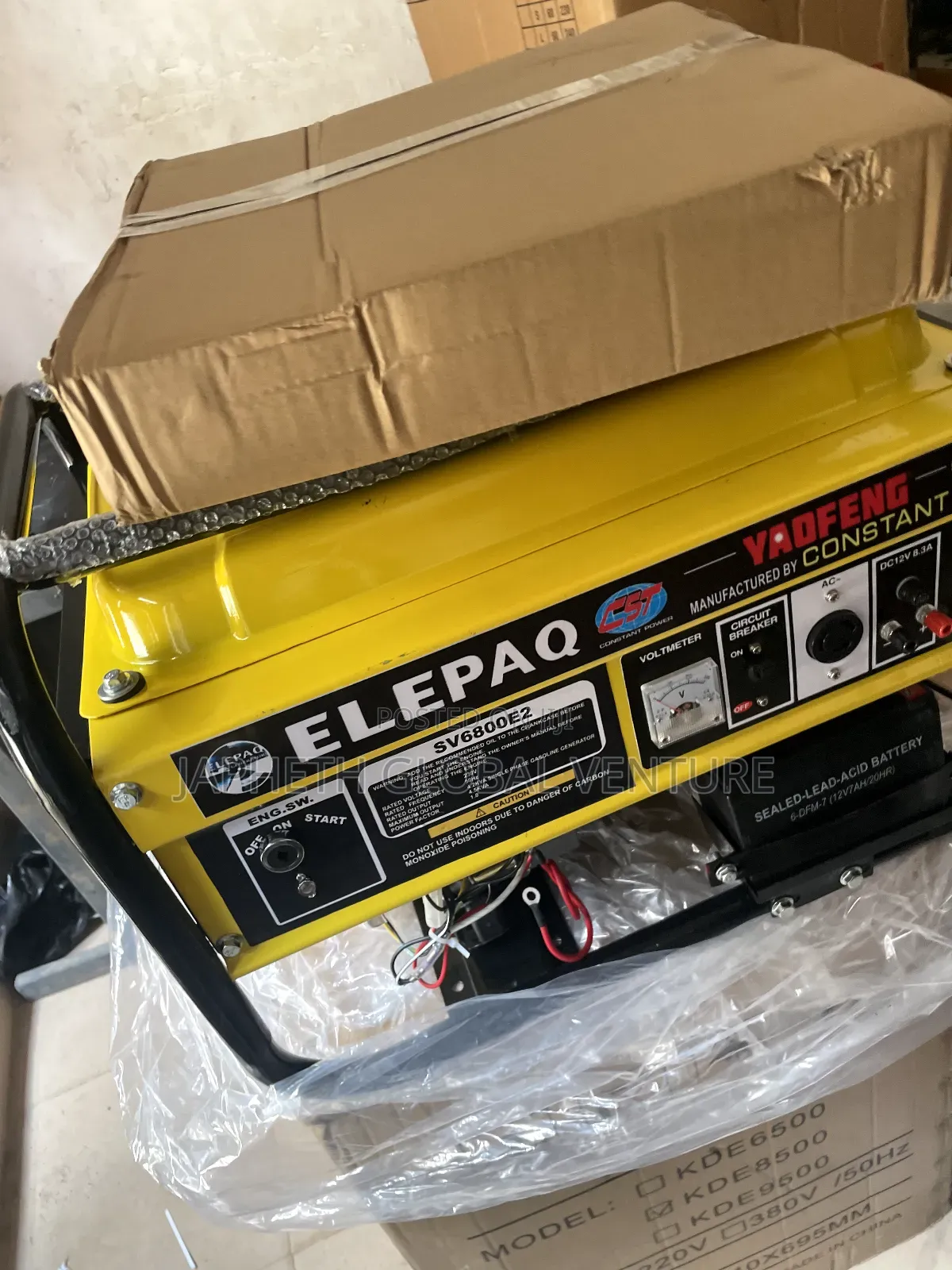 High Performance Elepaq 4.5kva Petrol Generator