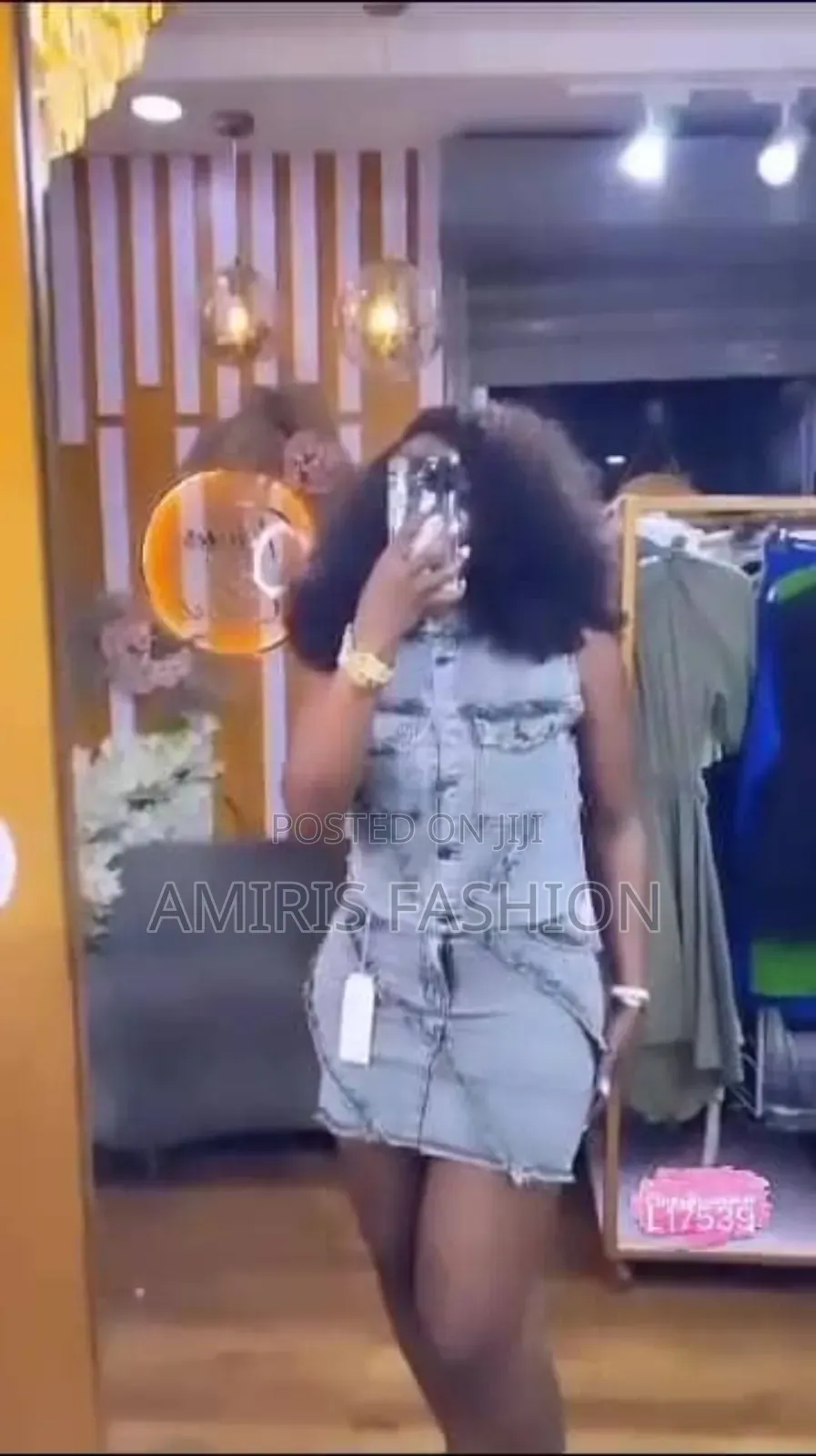 Quality Crazy Two-Piece Denim Skirt