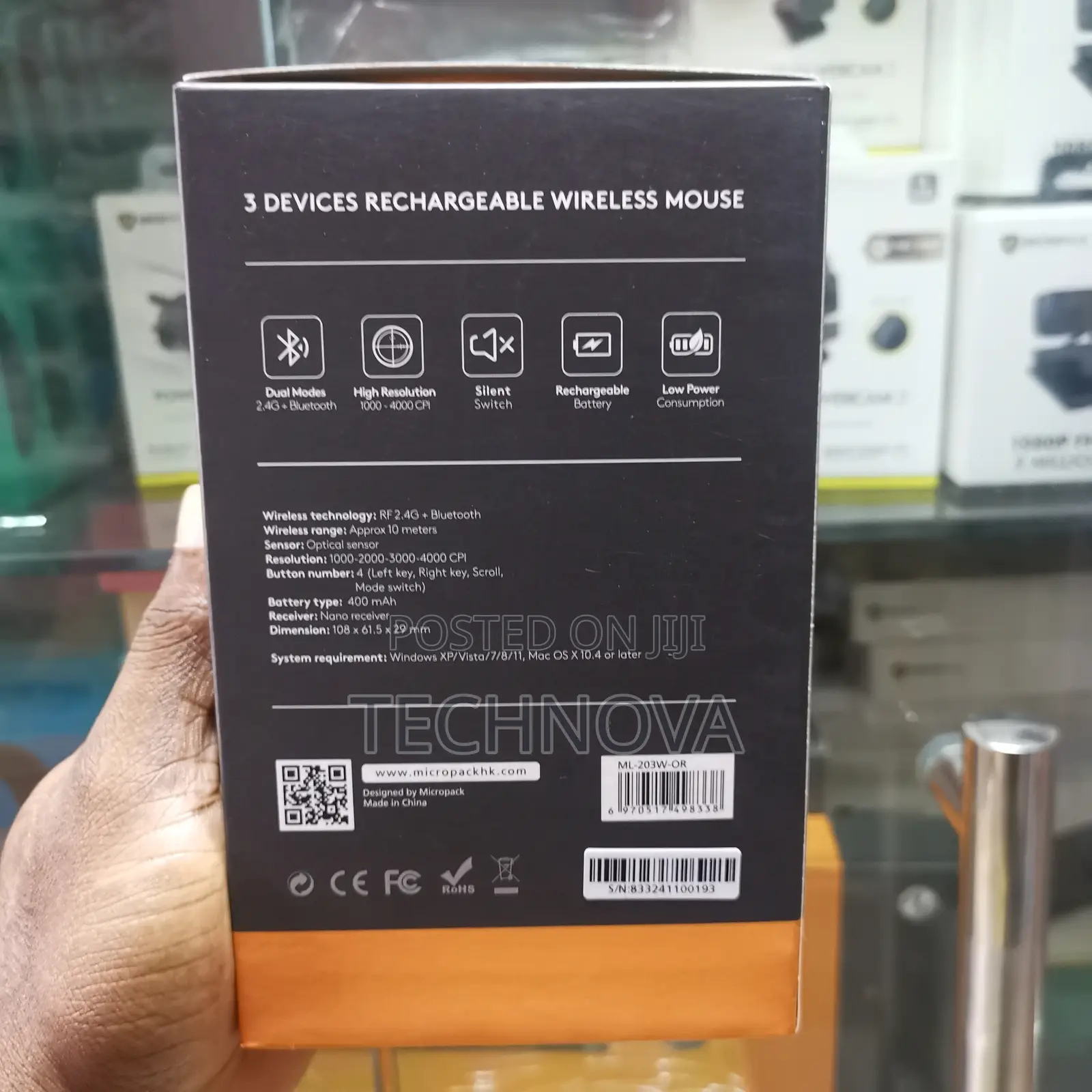 Micropack Ml-203w Wireless Mouse