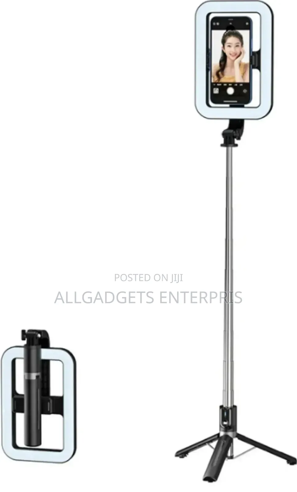 Selfie Stick With Light