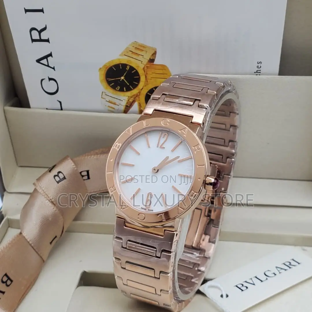 Bvlgari Quality Luxury Ladies Chain Strap Wristwatch