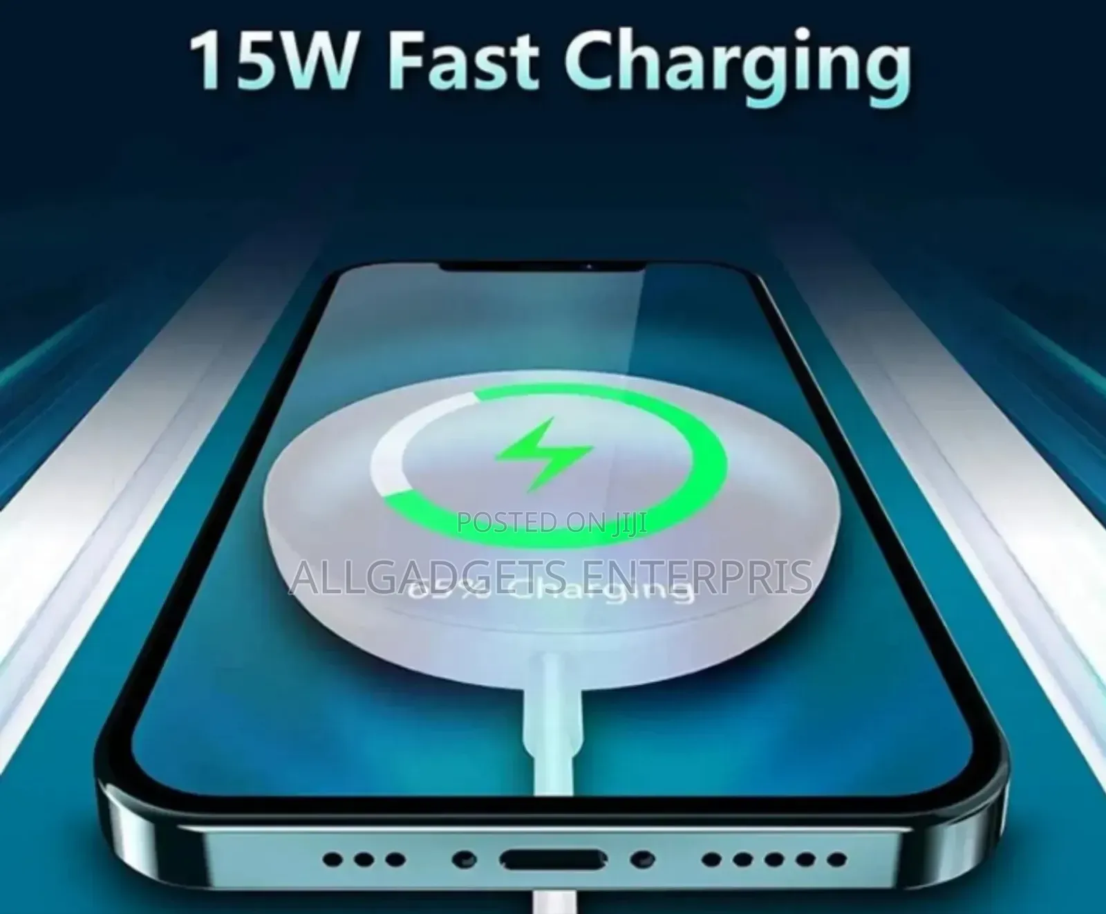 Wireless Charging for iPhones and Samsung Phones.
