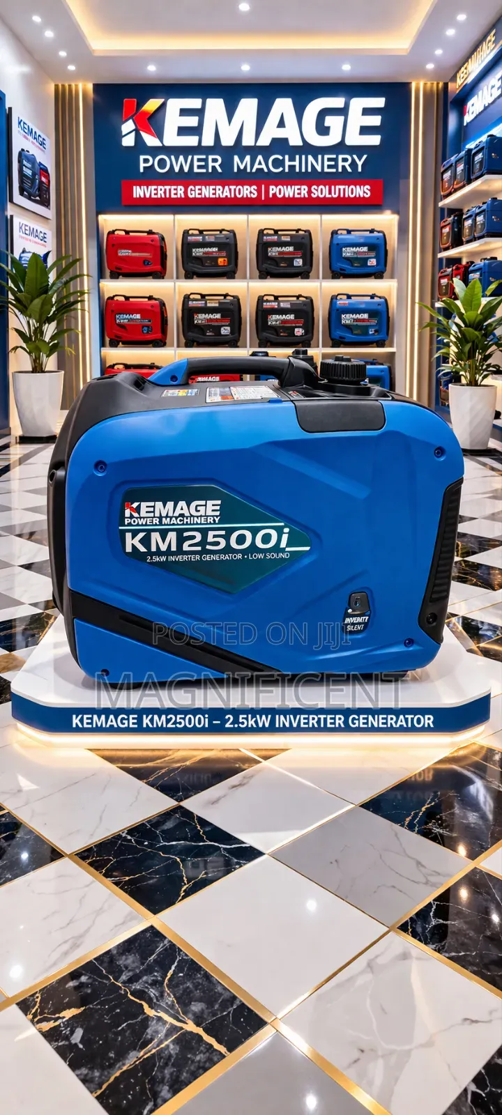 3.1kva Kemage 2.5kw Inverter Generator Km2500i Low Noise Fuel Effic