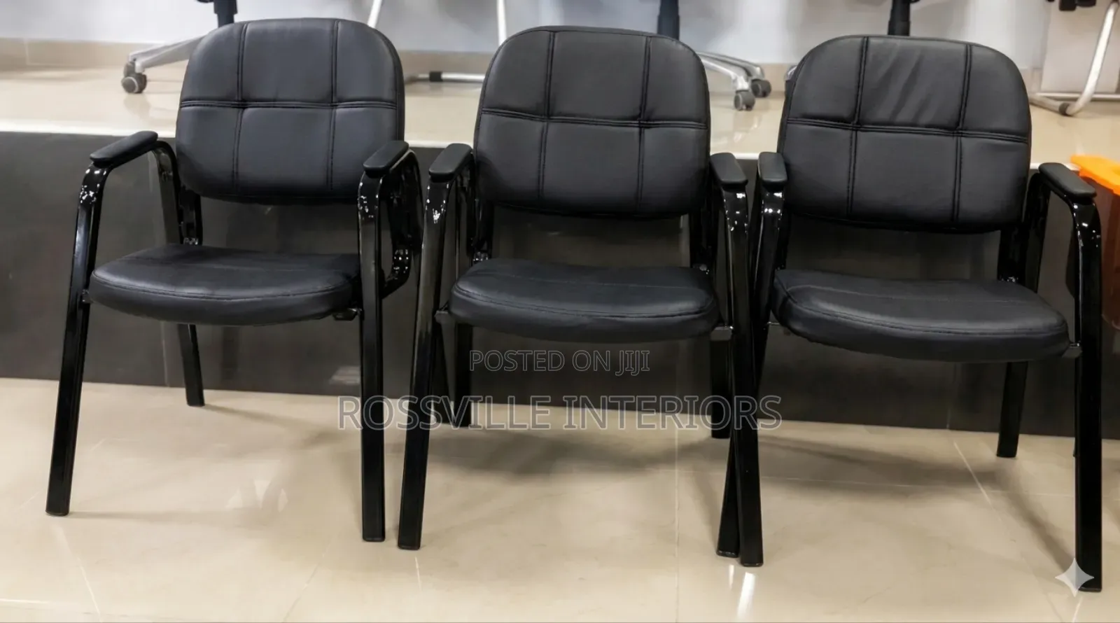 Affordable Staff Office Chair – Strong Reliable Steel Legs Visitors