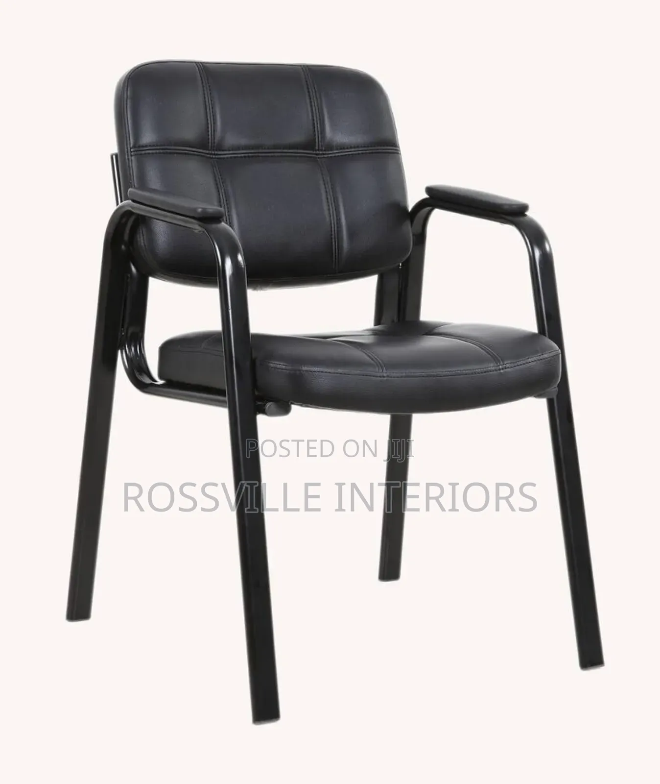 Affordable Staff Office Chair – Strong Reliable Steel Legs Visitors