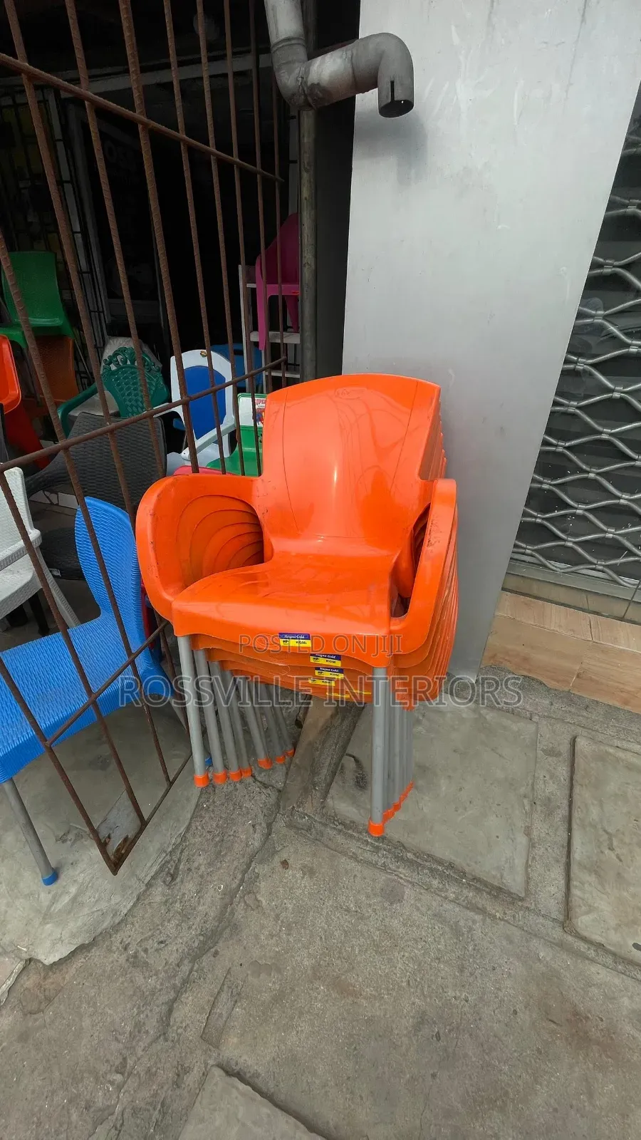 Durable Plastic Chairs Aluminium Legs – Perfect for Home Office!