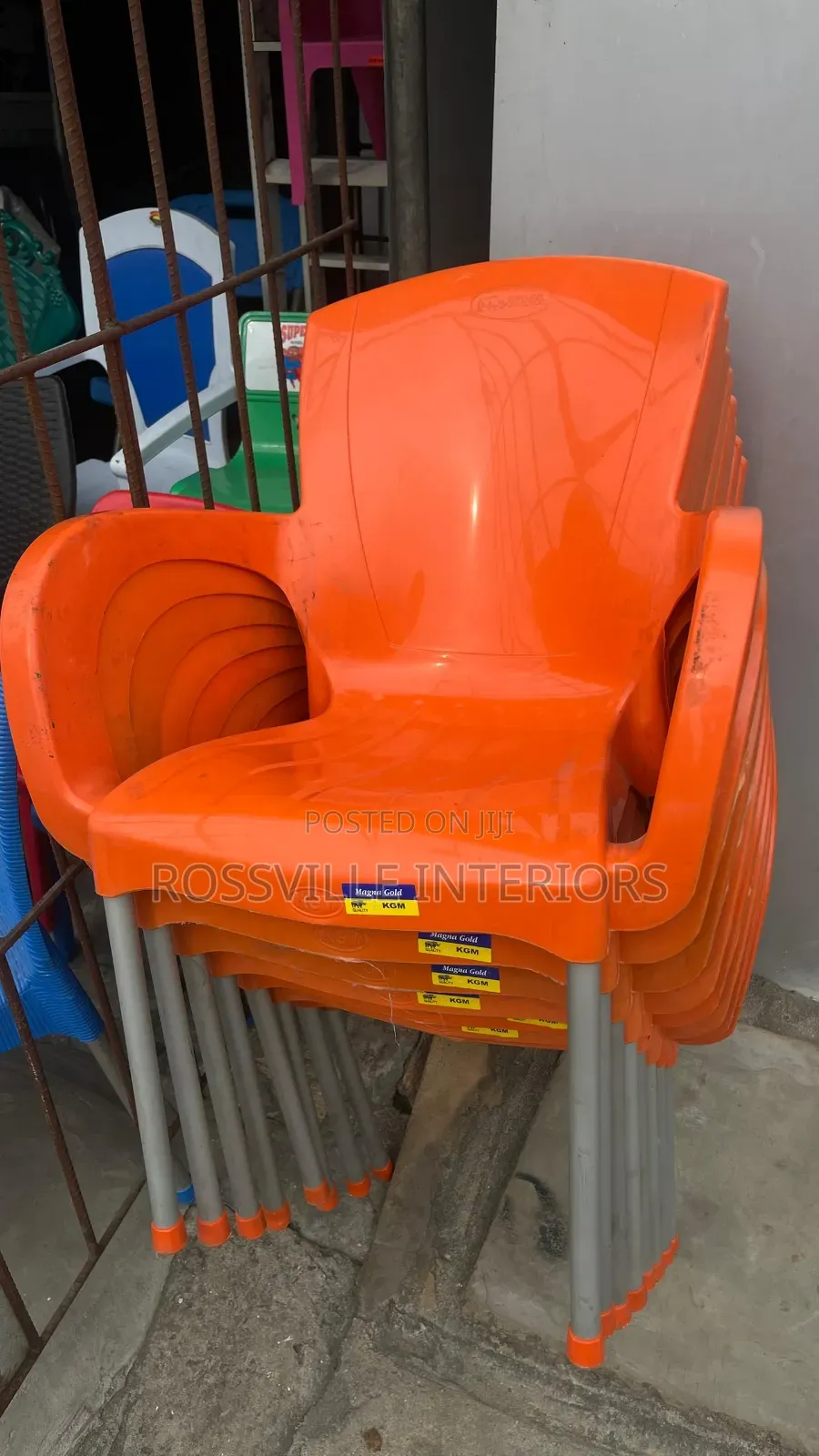 Durable Plastic Chairs Aluminium Legs – Perfect for Home Office!