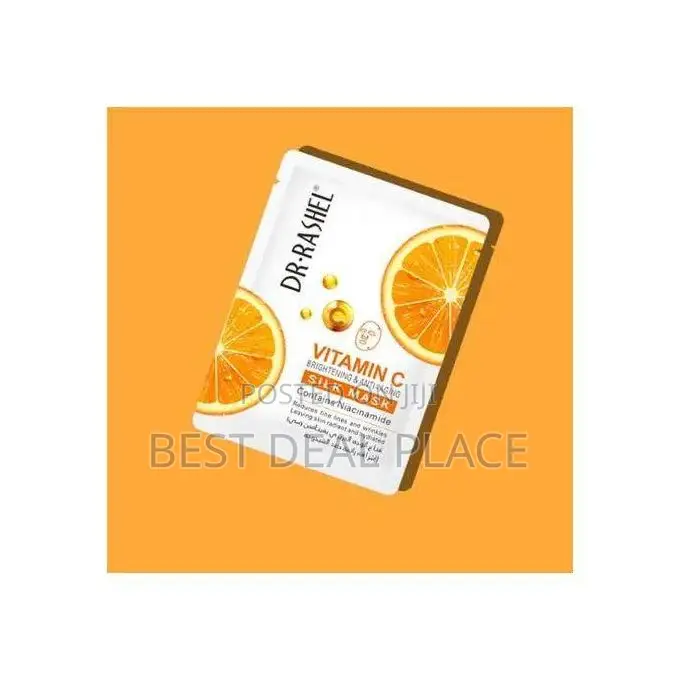 Dr Rashell 5pcs Dr Rashel Vitamin C Brightening Anti-Aging Silk Mask
