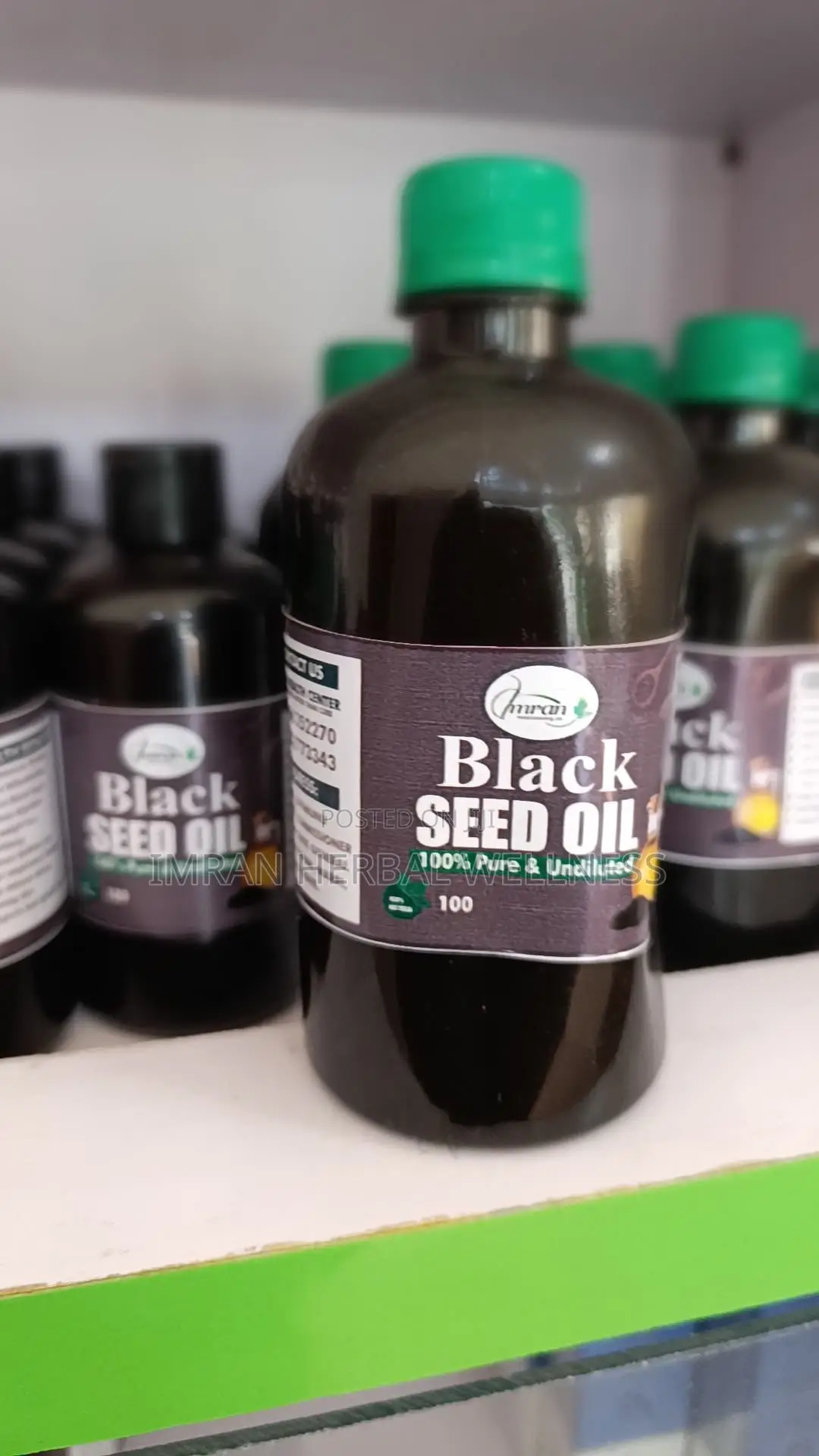 Cold-Pressed Unadulterated Black Seed Oil - 500ml