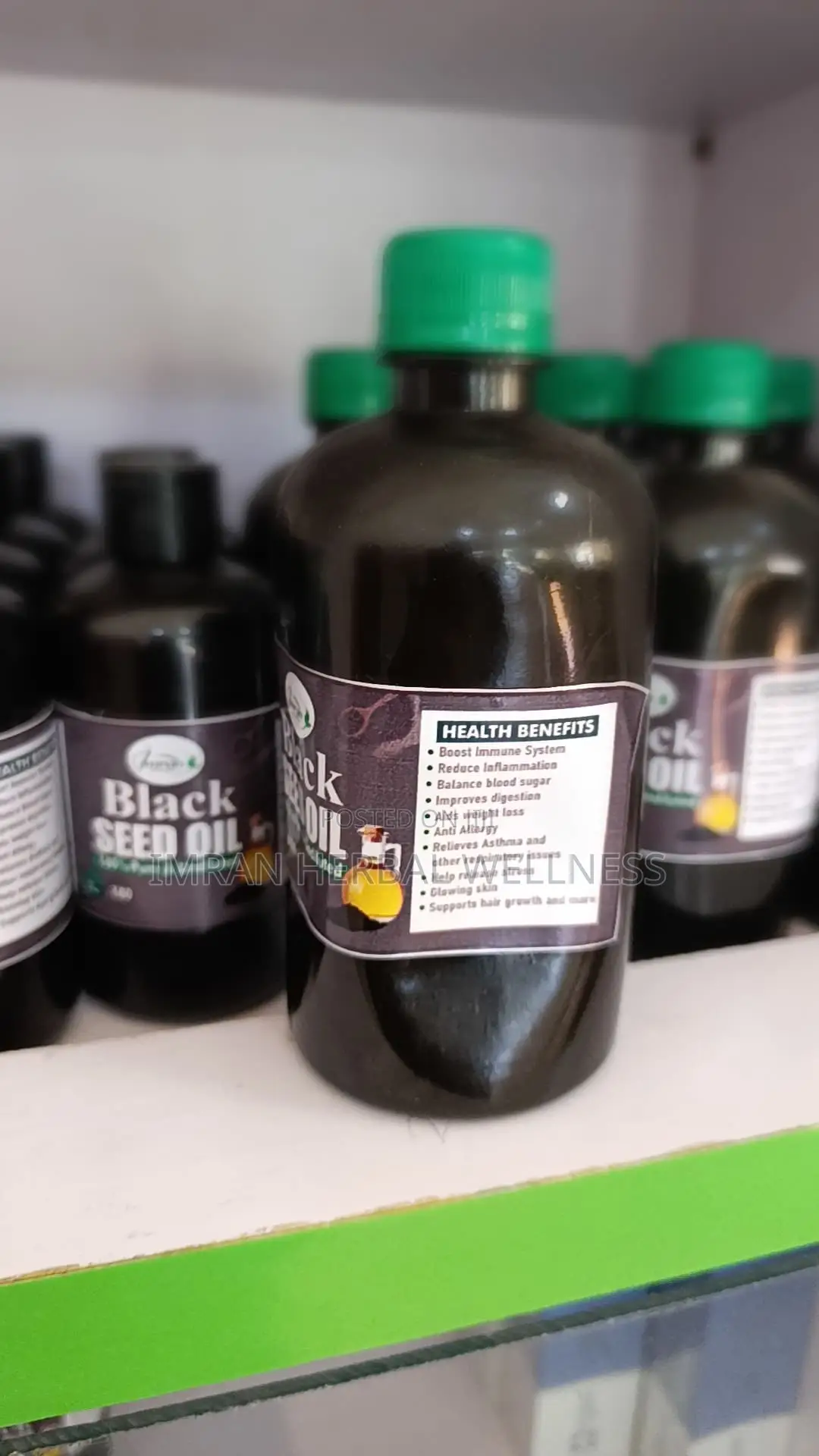 Cold-Pressed Unadulterated Black Seed Oil - 500ml