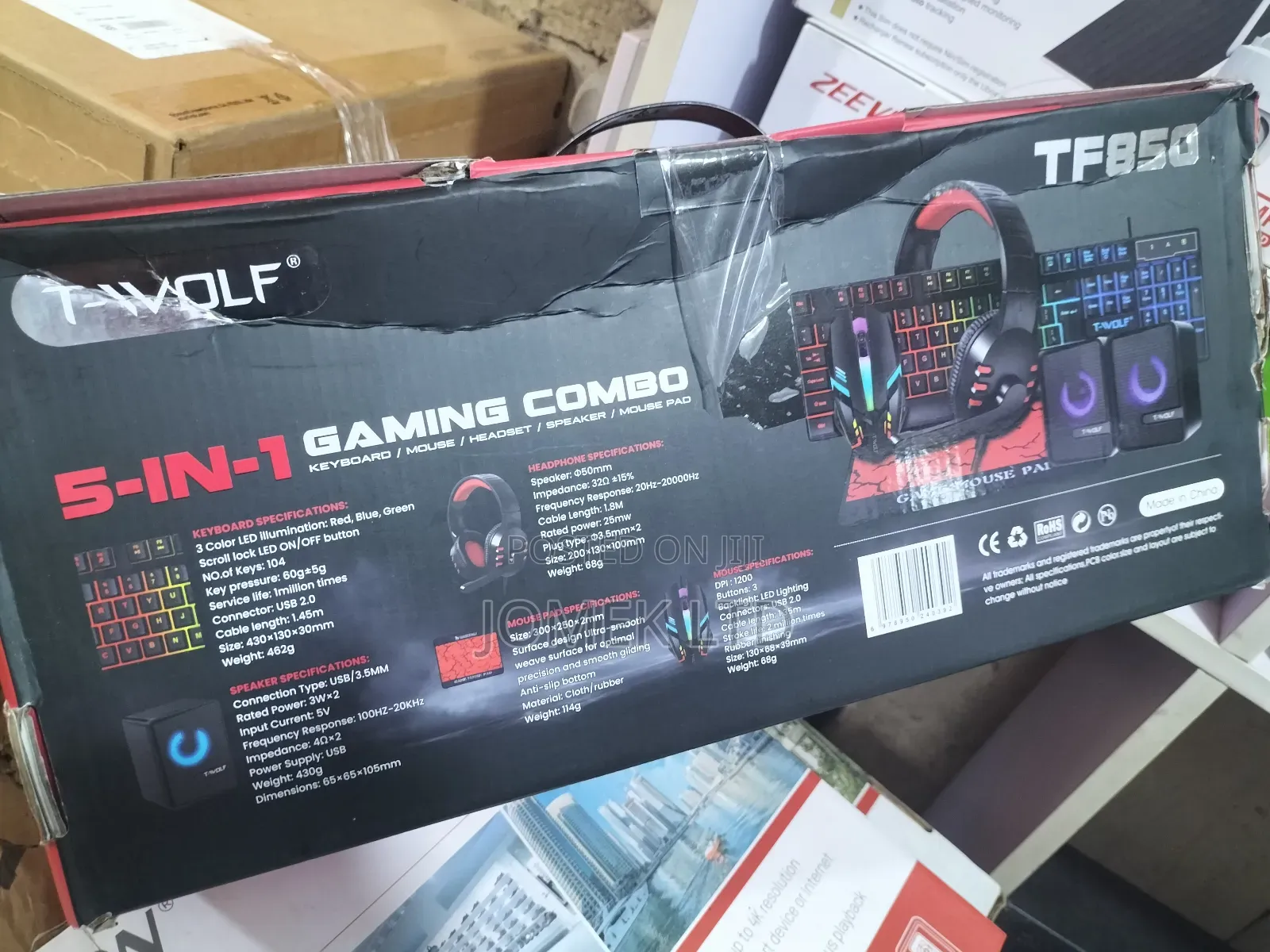 Game T-Wolf Tf850 5-in-1 Gaming Combo.