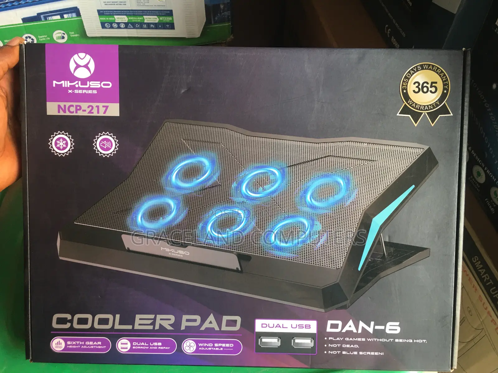 Micuso Laptop Stand (With Six Fans)