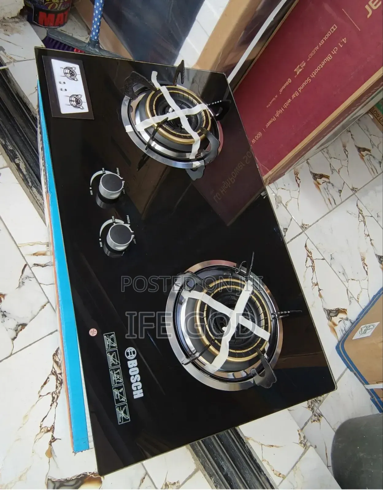 Original Bosch Built-in Premium Quality Luxury 2 Burners Gas Cooker