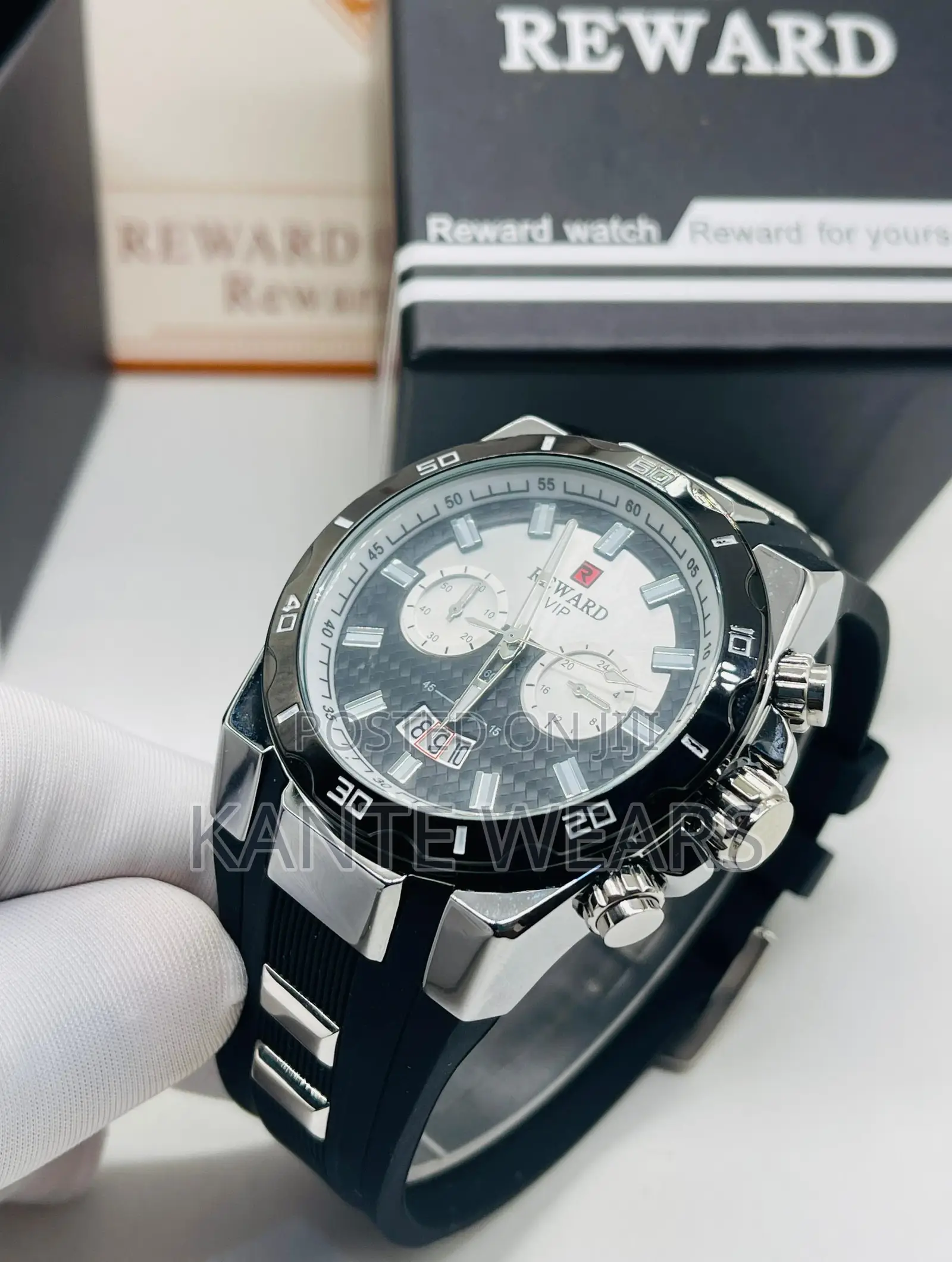 Reward Rubber Chronograph Waterproof Wristwatch