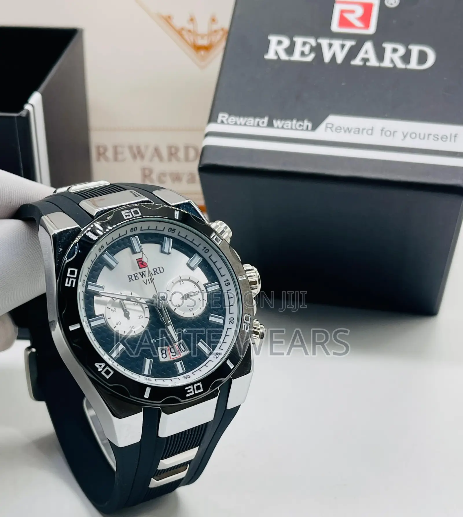 Reward Rubber Chronograph Waterproof Wristwatch