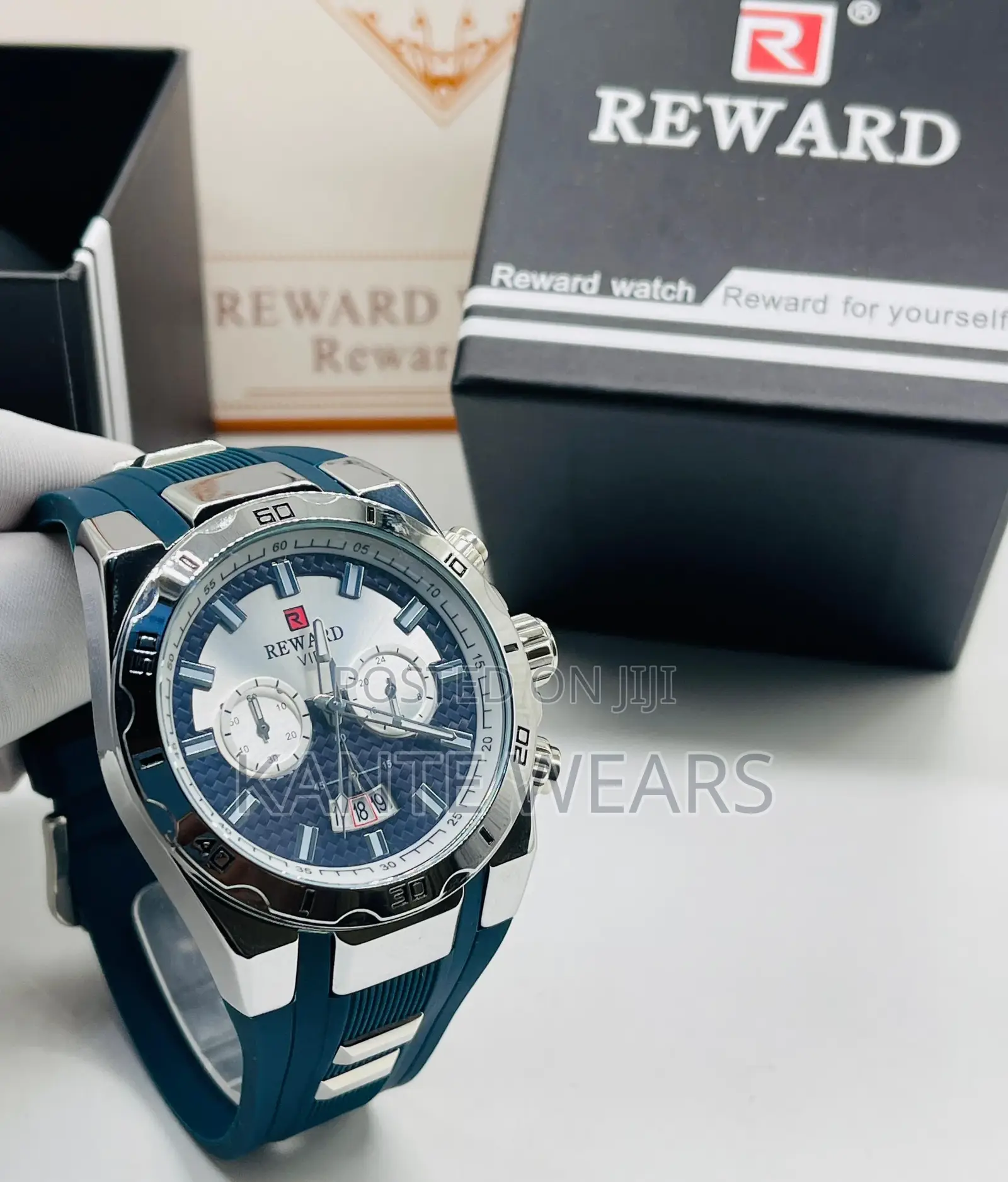 Reward Rubber Chronograph Waterproof Wristwatch