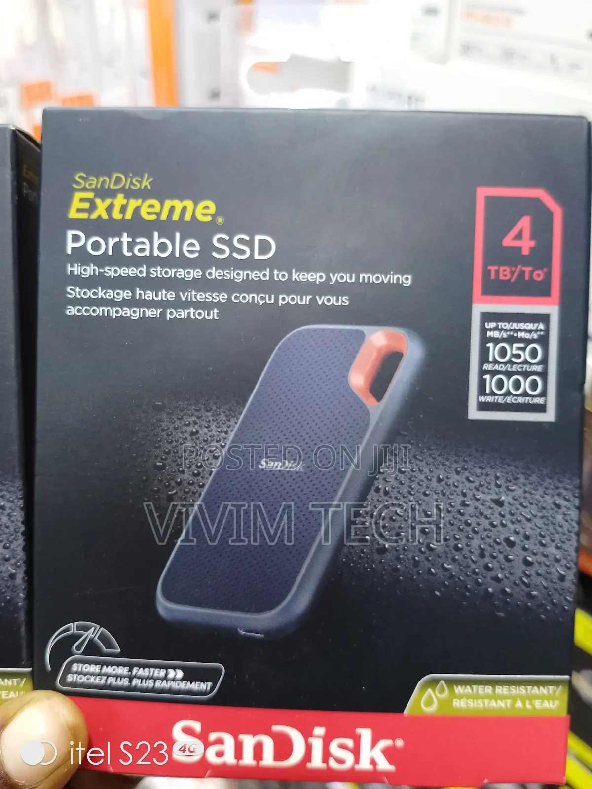 Extreme Portable Sandisk 1,050mbps SSD 4tb
