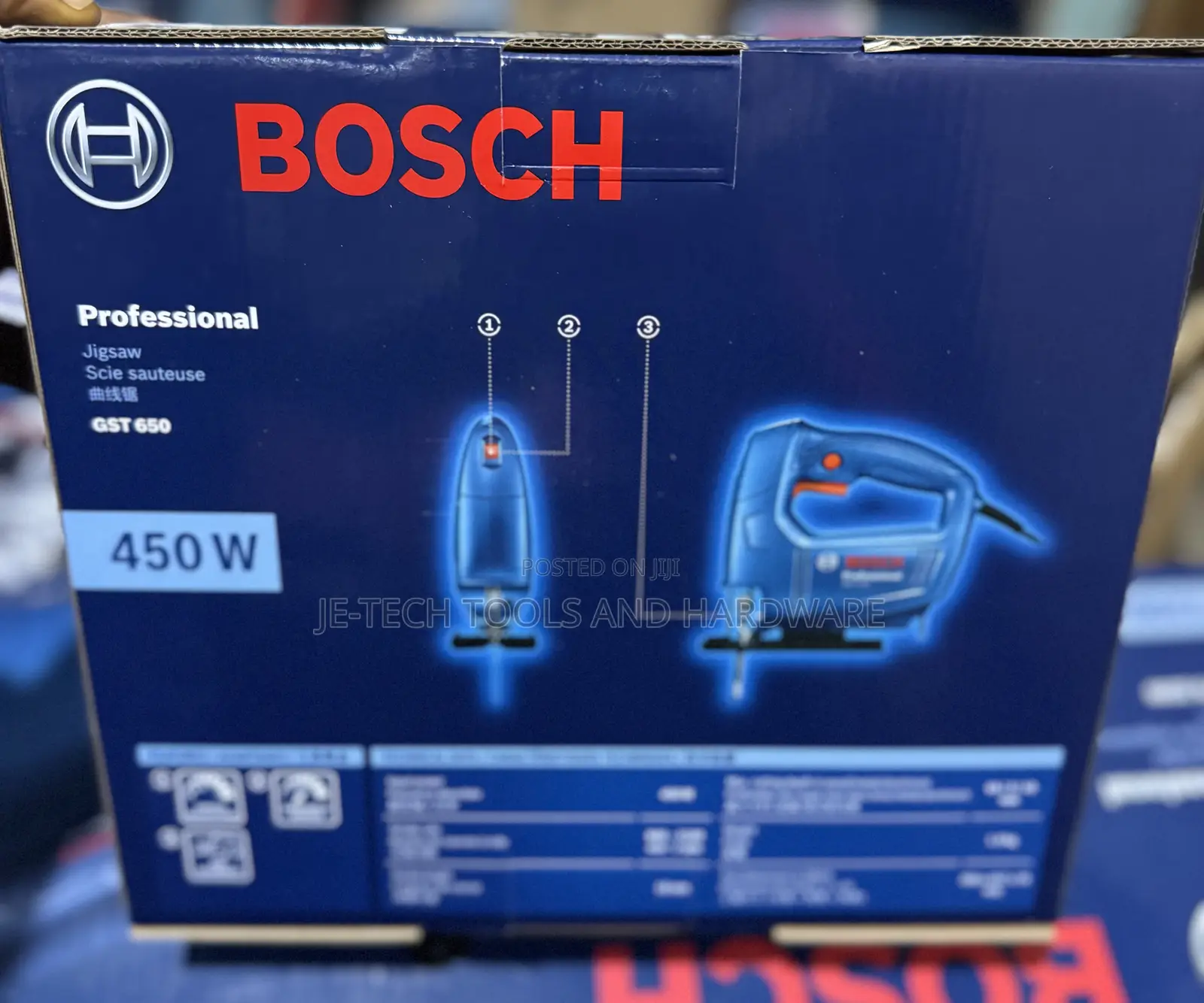 Bosch GST 650 Professional Jigsaw 450w Motor