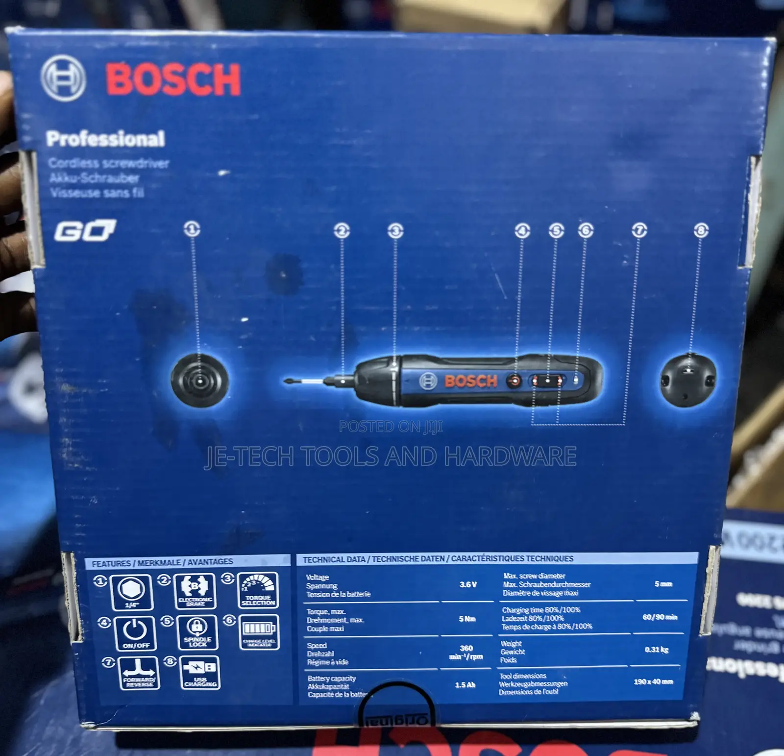 Bosch Go 3.6 v Electric Screwdriver