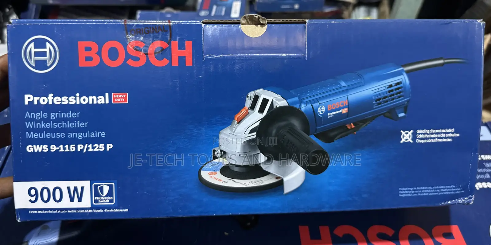 Bosch GWS 9-115 P/125 P Professional Angle Grinder.