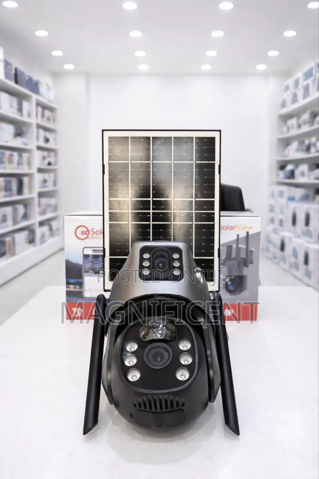 Solar Security Camera With Panel – Wireless, Night Vision Moti 