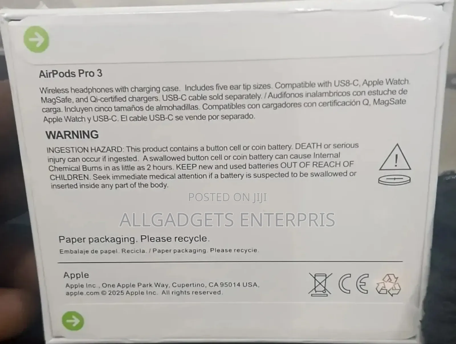 Airpod Pro 3 New Sealed