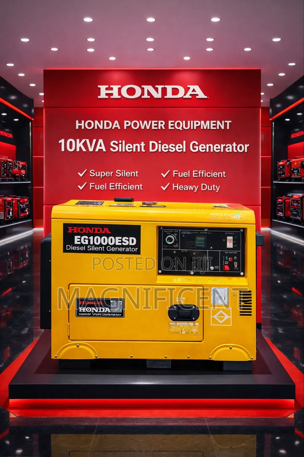 Honda 10kva Silent Diesel Generator – Super Powerful Soundproof