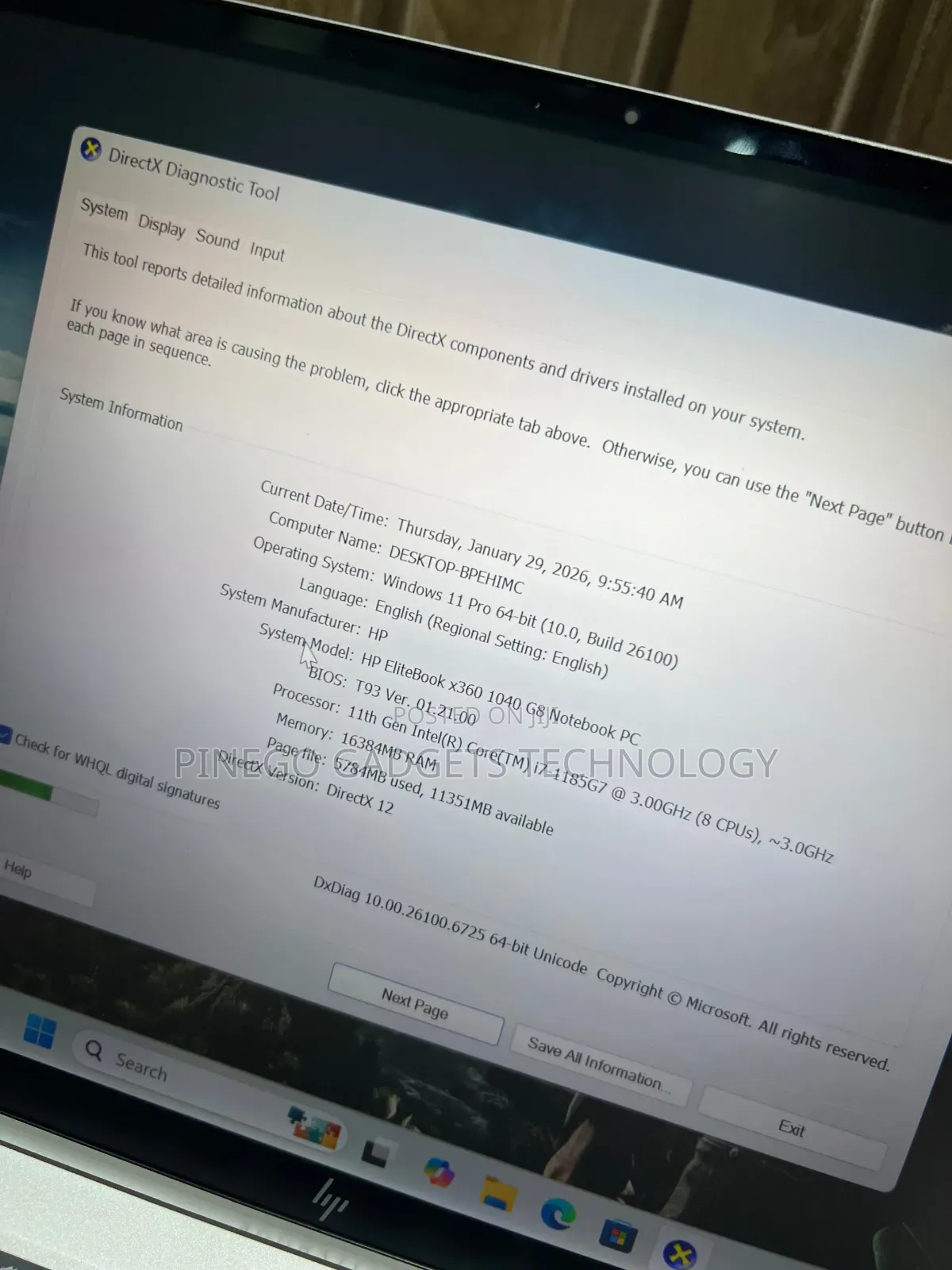 Laptop HP EliteBook 1040 G8 16GB Intel Core i7 SSD 256GB
