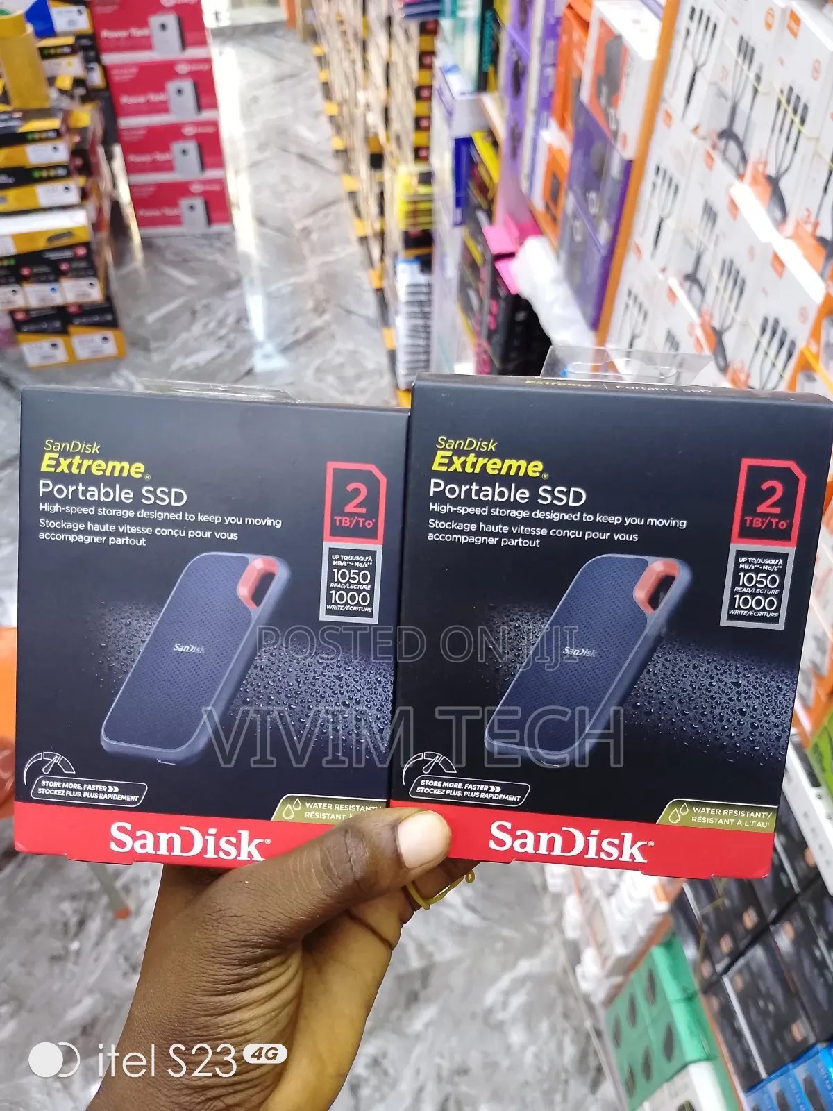 2tb Sandisk Extreme Portable SSD 1,050mbps