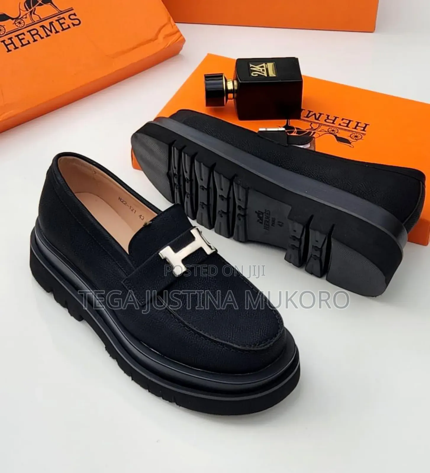 High Quality Double Sole Hermes Men's Footwear