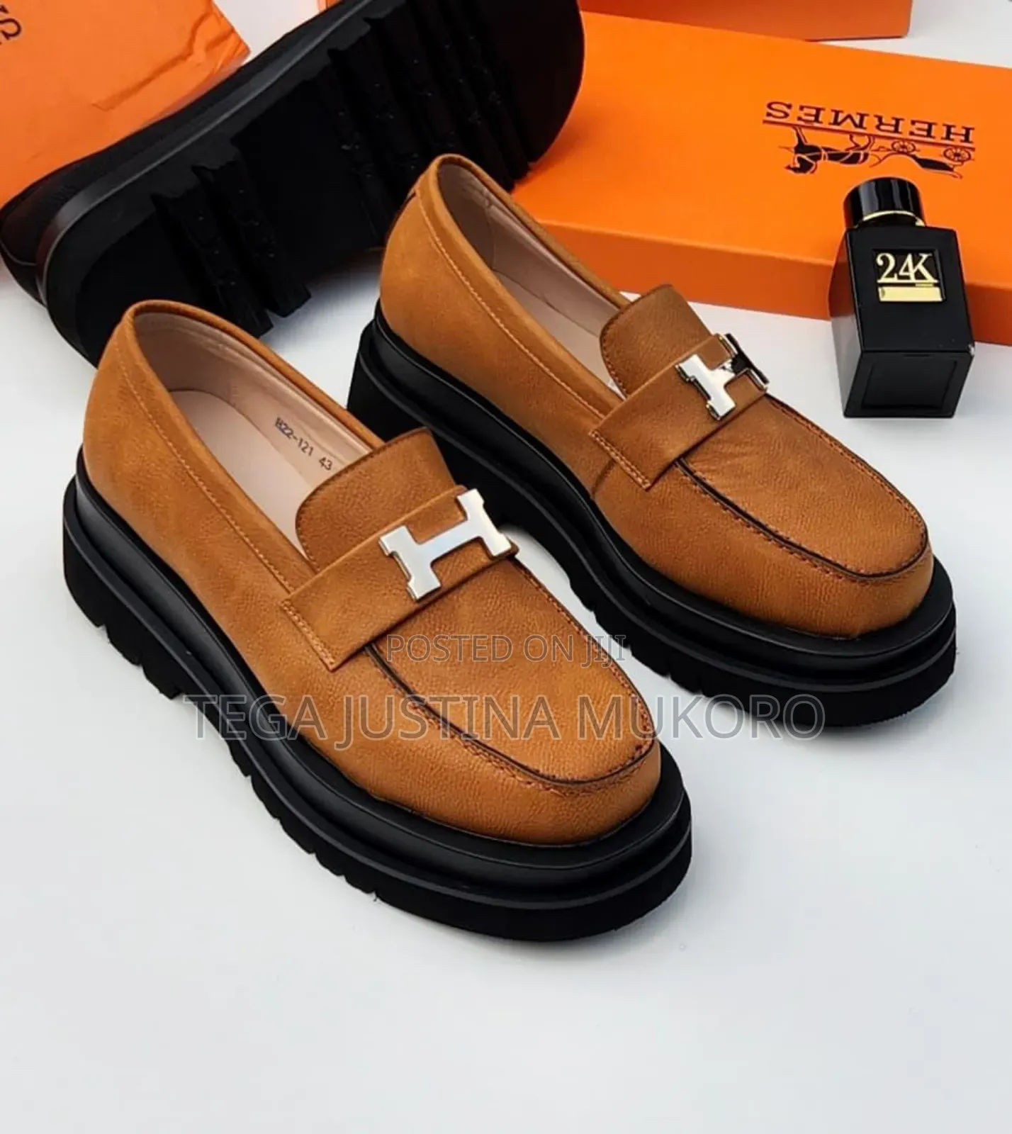 High Quality Double Sole Hermes Men's Footwear