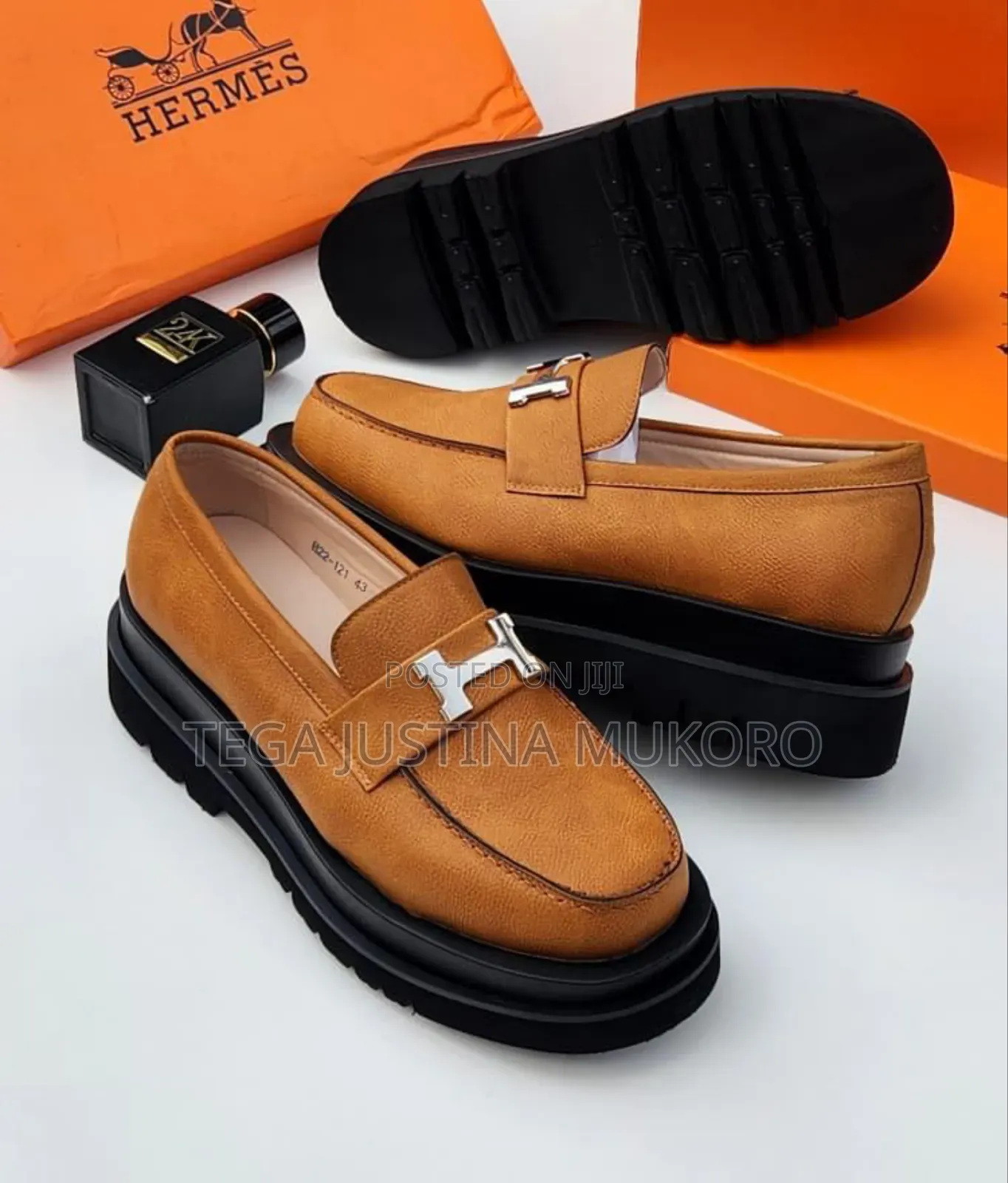 High Quality Double Sole Hermes Men's Footwear