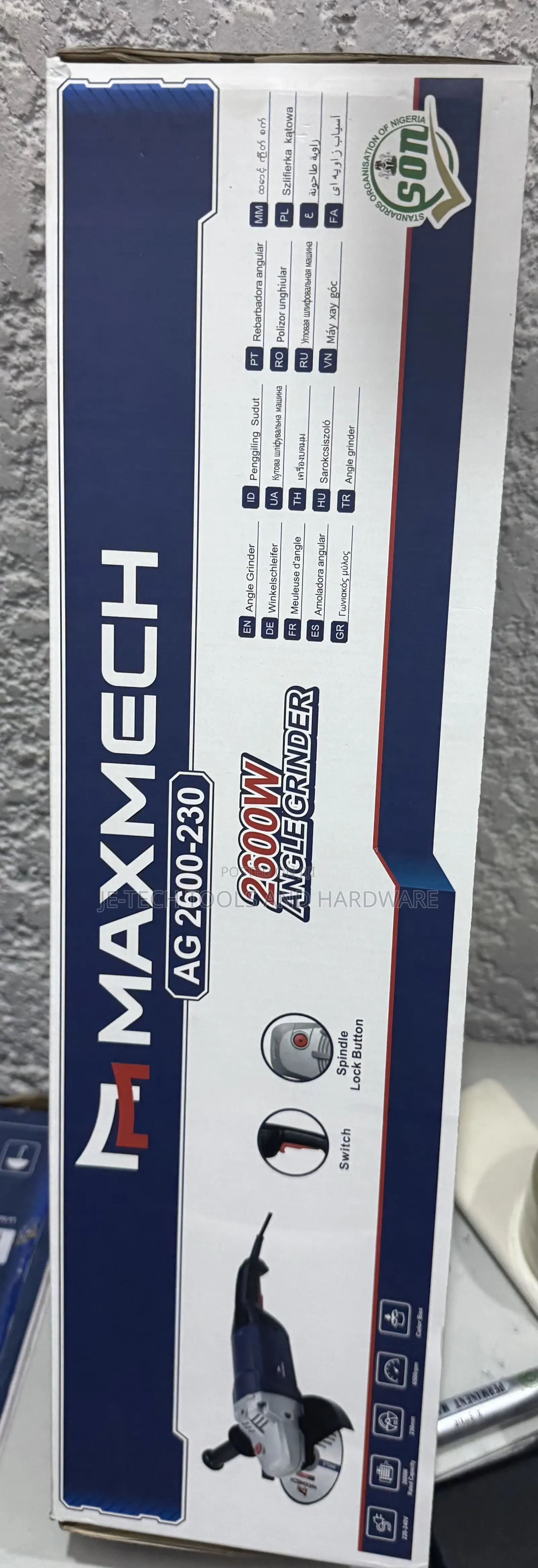 Big Maxmech Grinder 2600w 9”