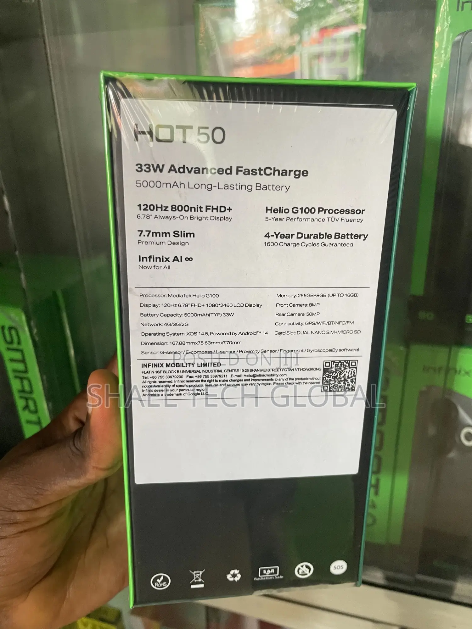 New Infinix Hot 50 256 GB