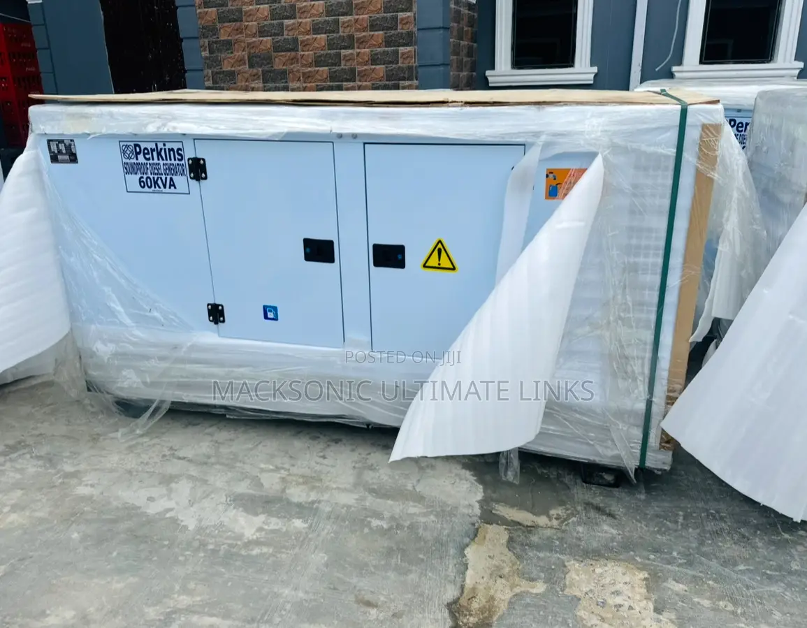 Soundproof 60kva Perkins Generator With Warranty