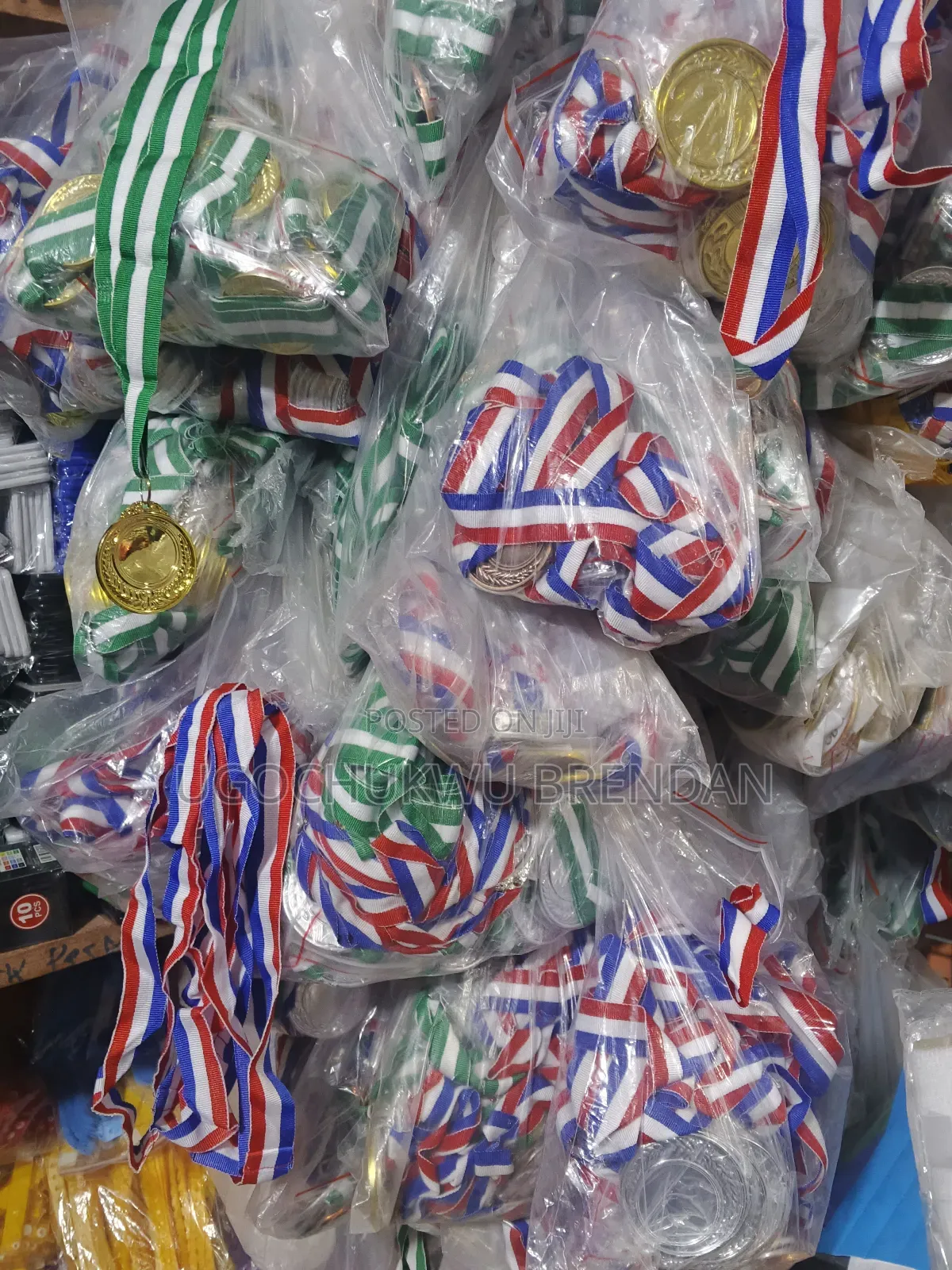 Sports Medals Gold, Silver and Bronze